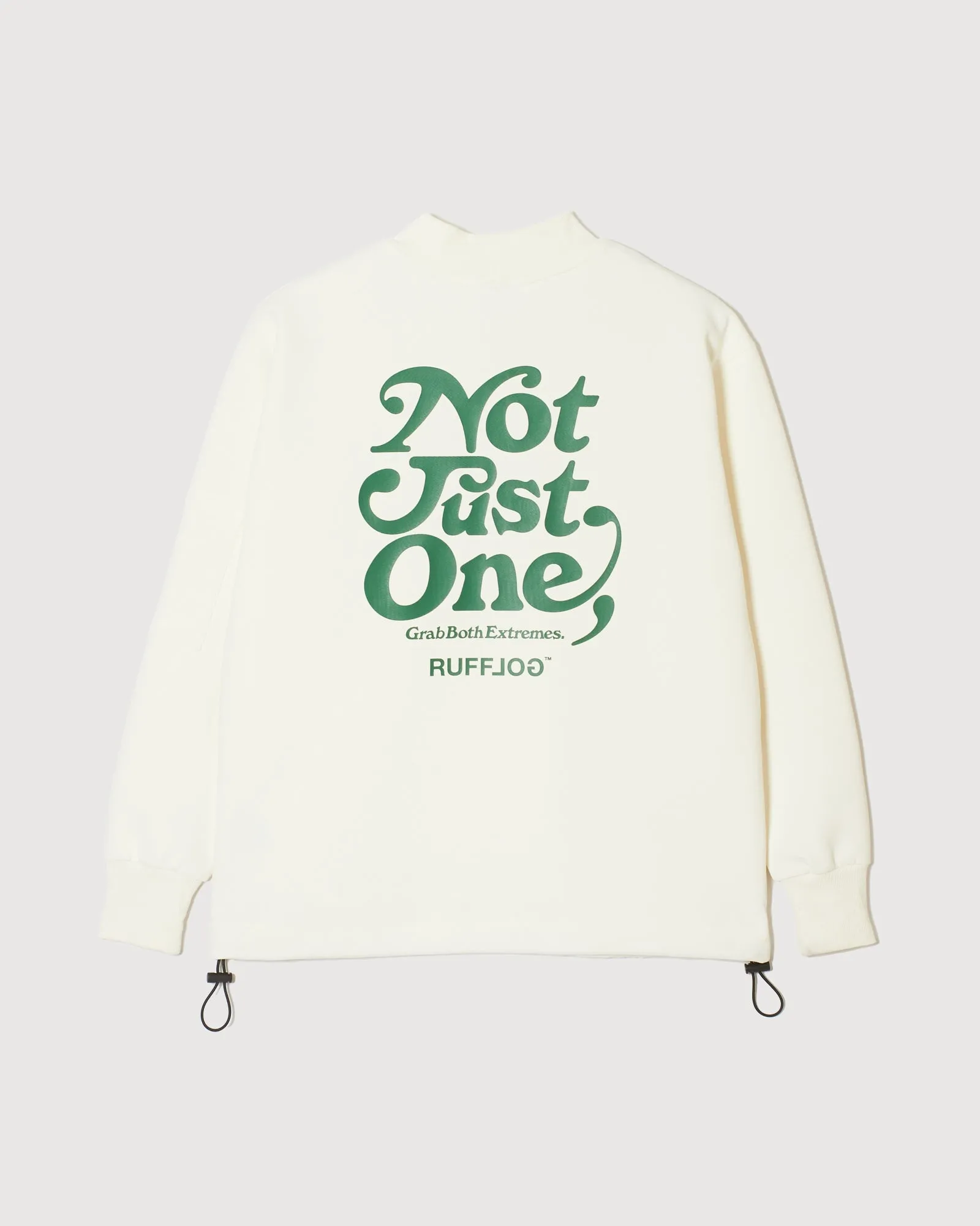 NOT JUST ONE L/S MOCK NECK WHITE