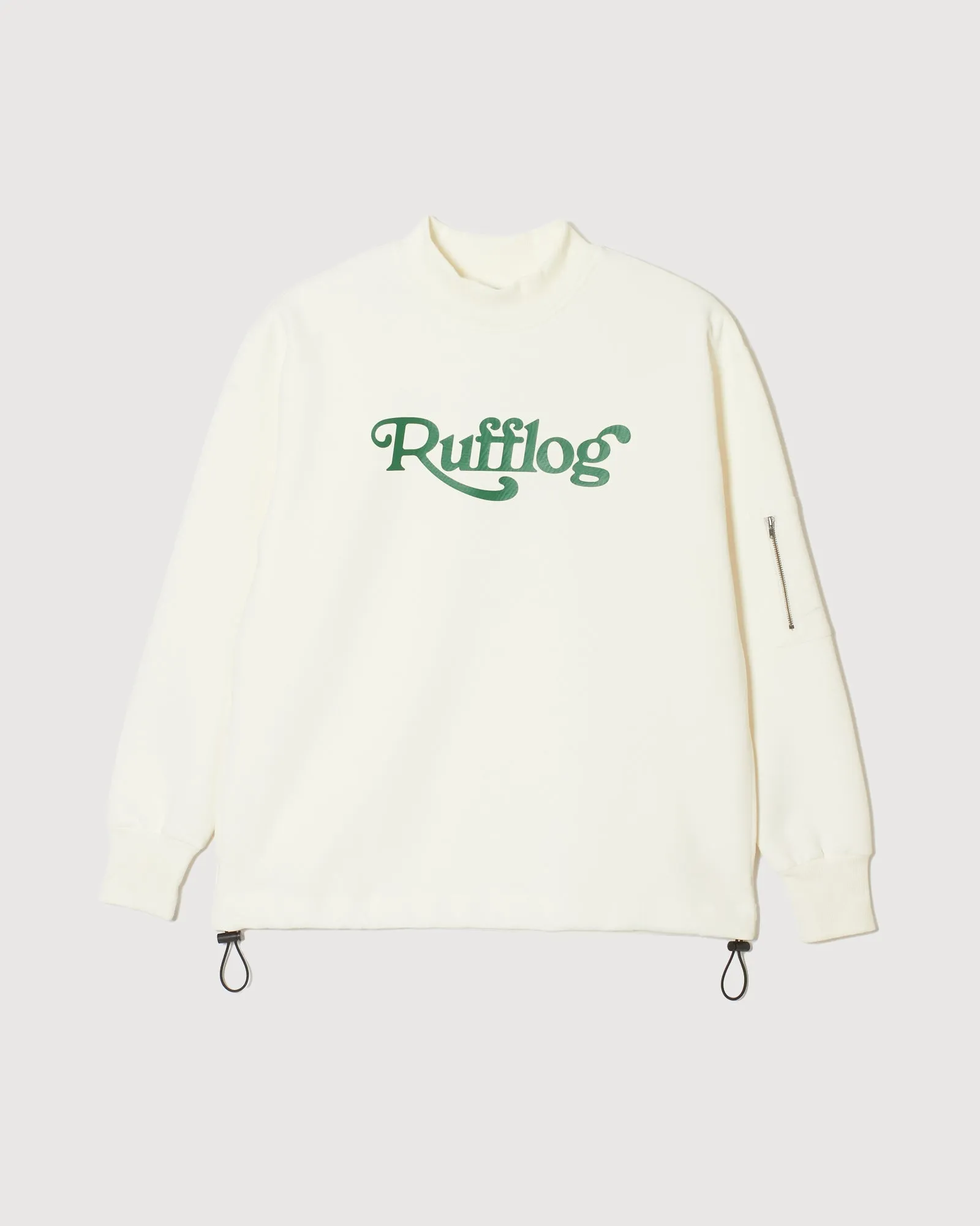 NOT JUST ONE L/S MOCK NECK WHITE