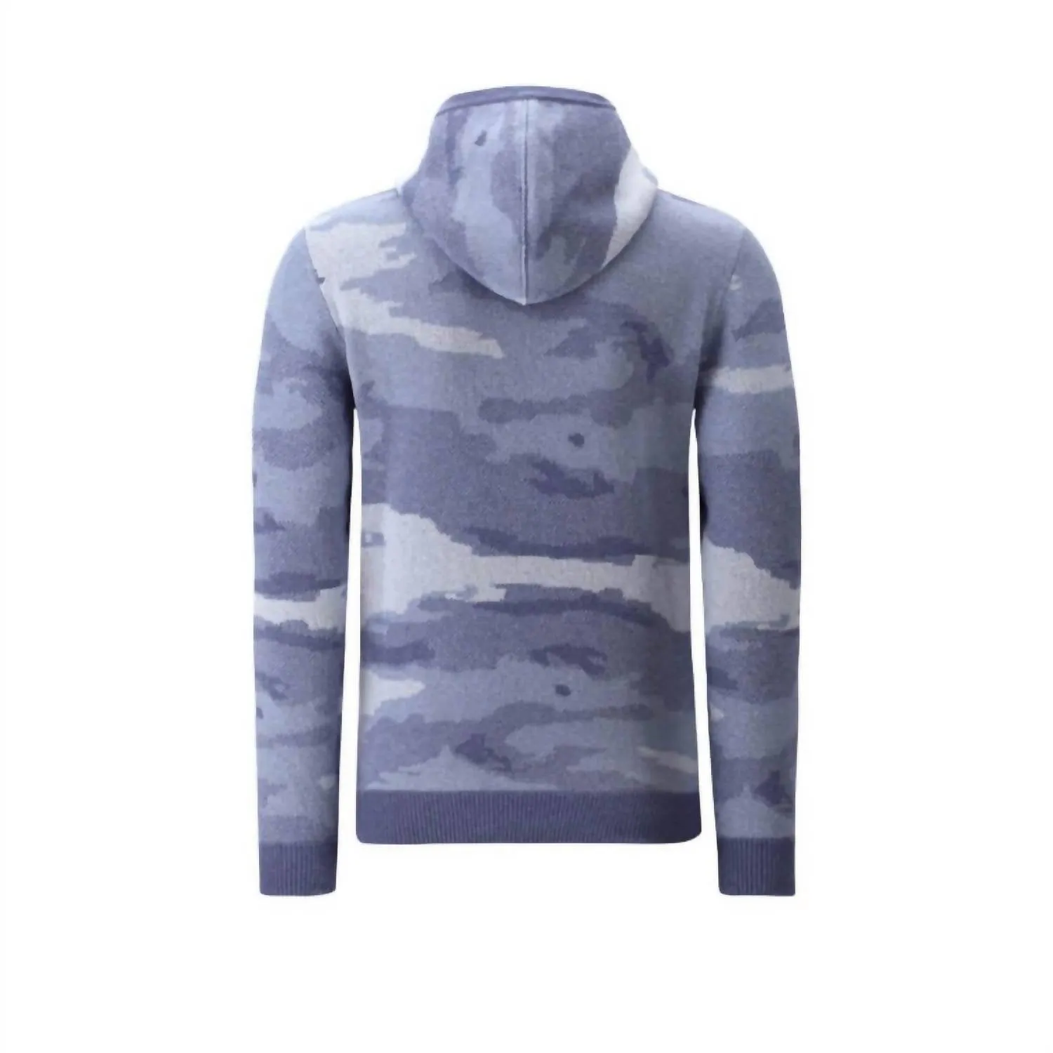 Nuovo Merino Tech Wool Hoodie In Camo