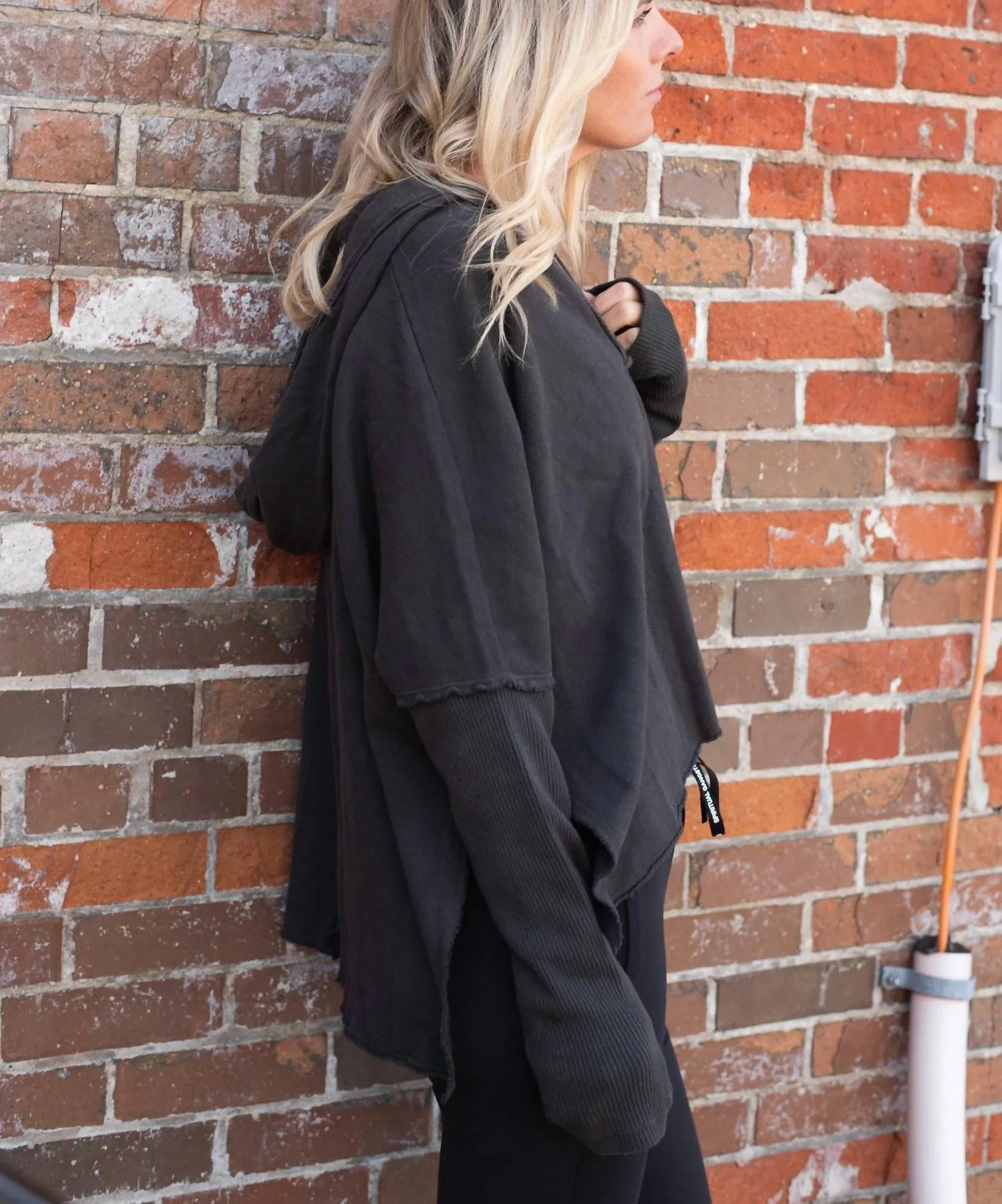 Odyssey Seamed Hoodie In Black
