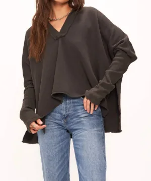 Odyssey Seamed Hoodie In Black