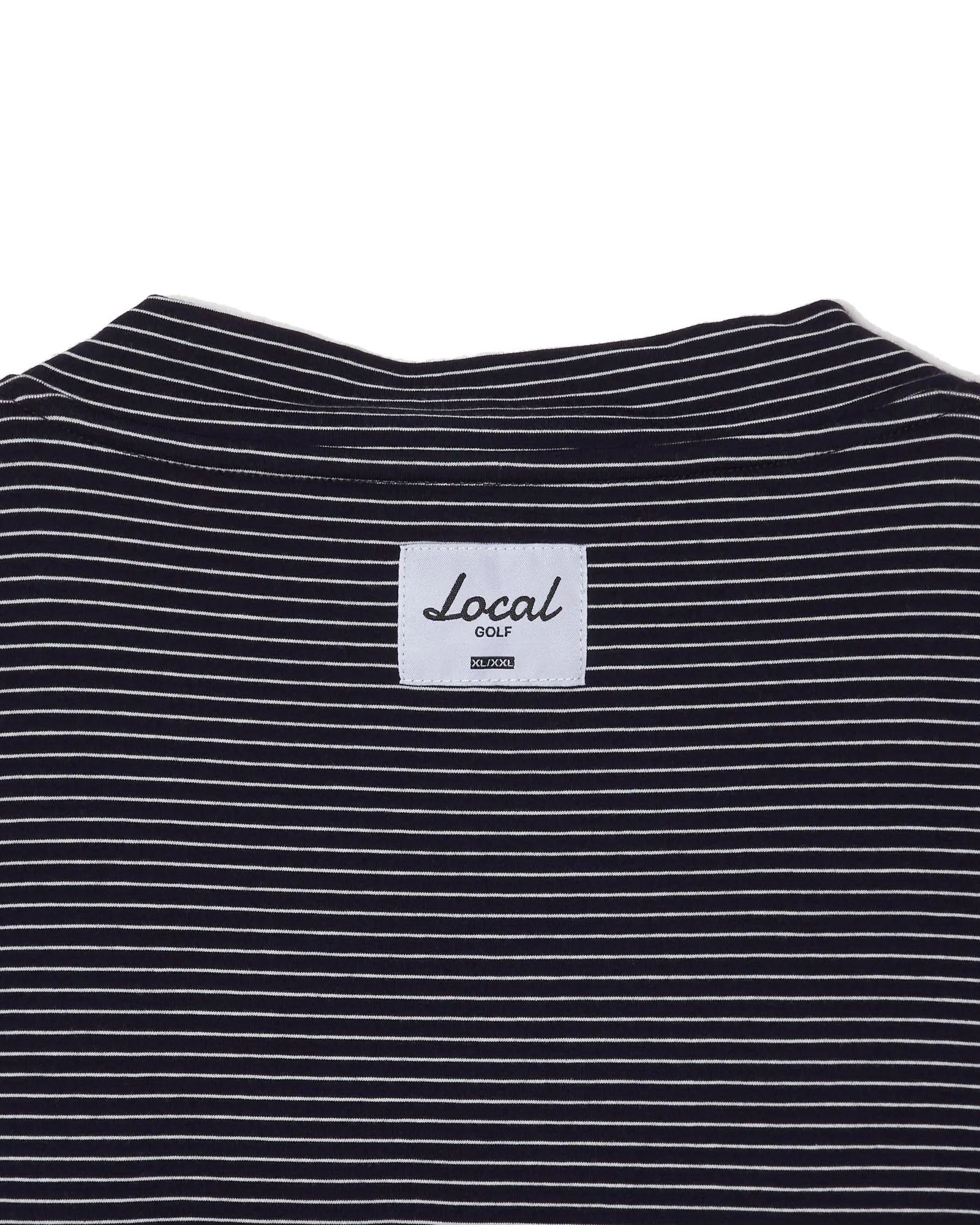 OG Embroidery L/S MOCK NECK Blue Boarder
