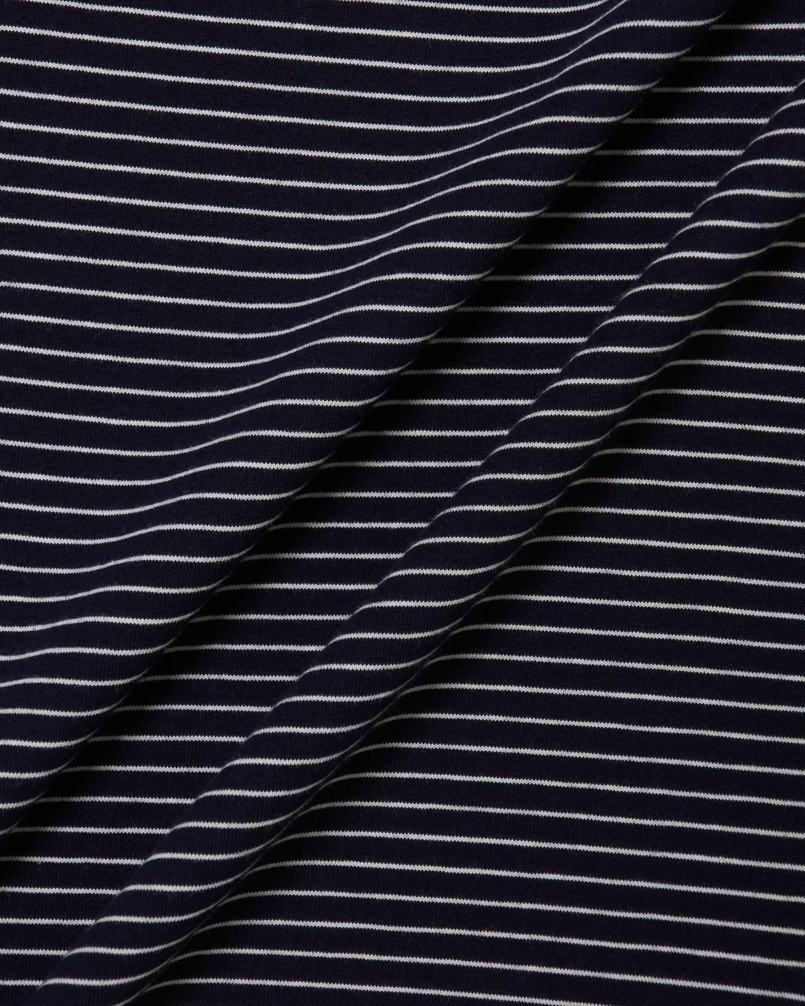 OG Embroidery L/S MOCK NECK Blue Boarder