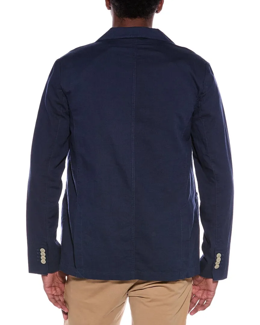 Onia Linen-Blend Canvas Blazer