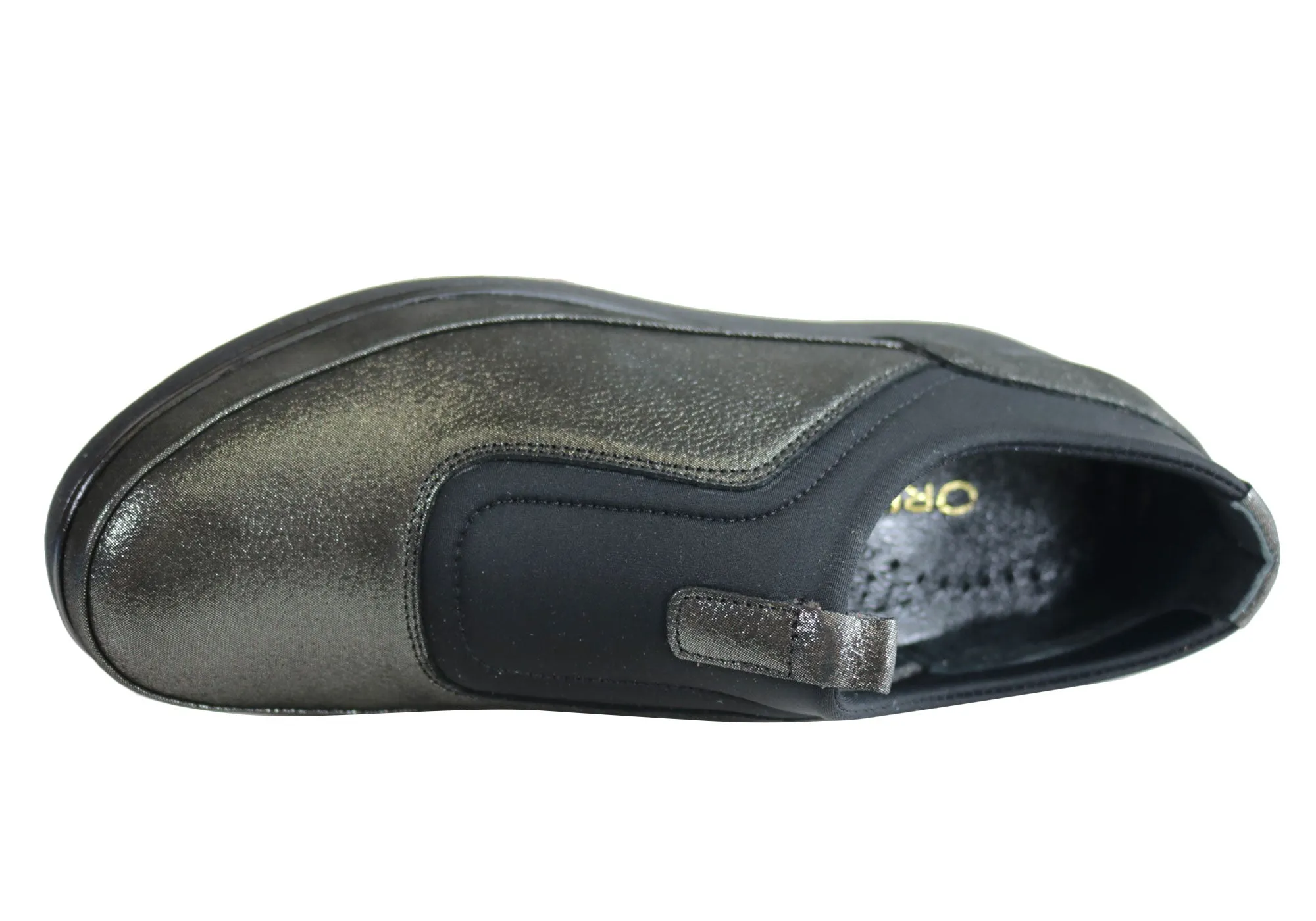 Orizonte Sydney Womens European Comfortable Cushioned Slip On Shoes Orizonte Shoes