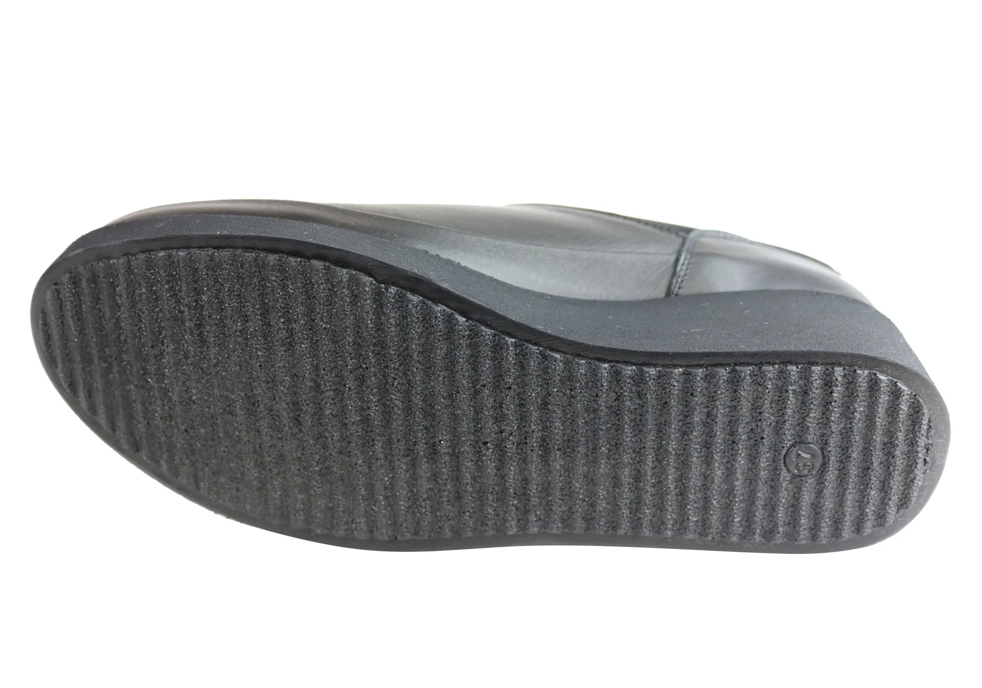 Orizonte Sydney Womens European Comfortable Cushioned Slip On Shoes Orizonte Shoes