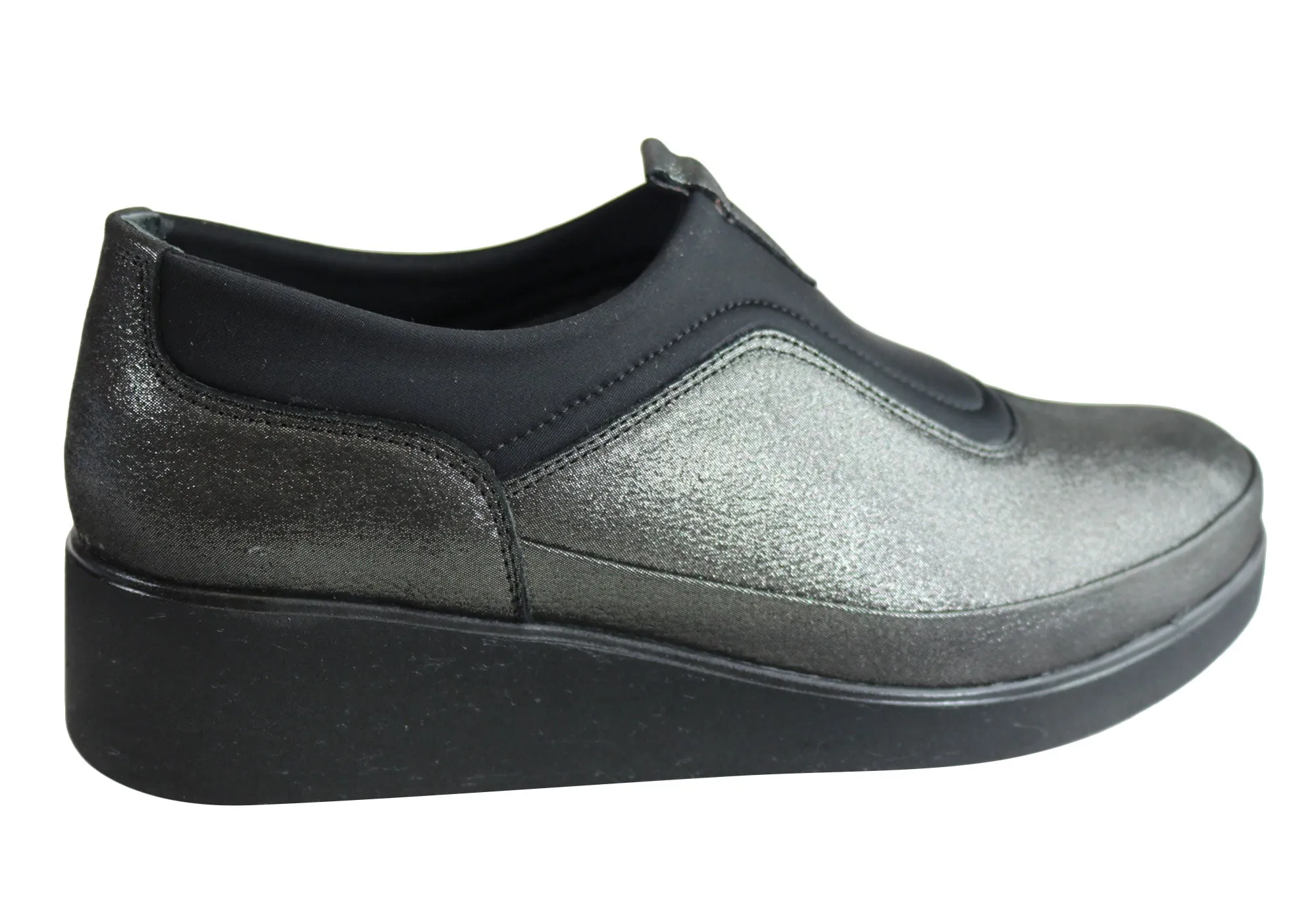 Orizonte Sydney Womens European Comfortable Cushioned Slip On Shoes Orizonte Shoes