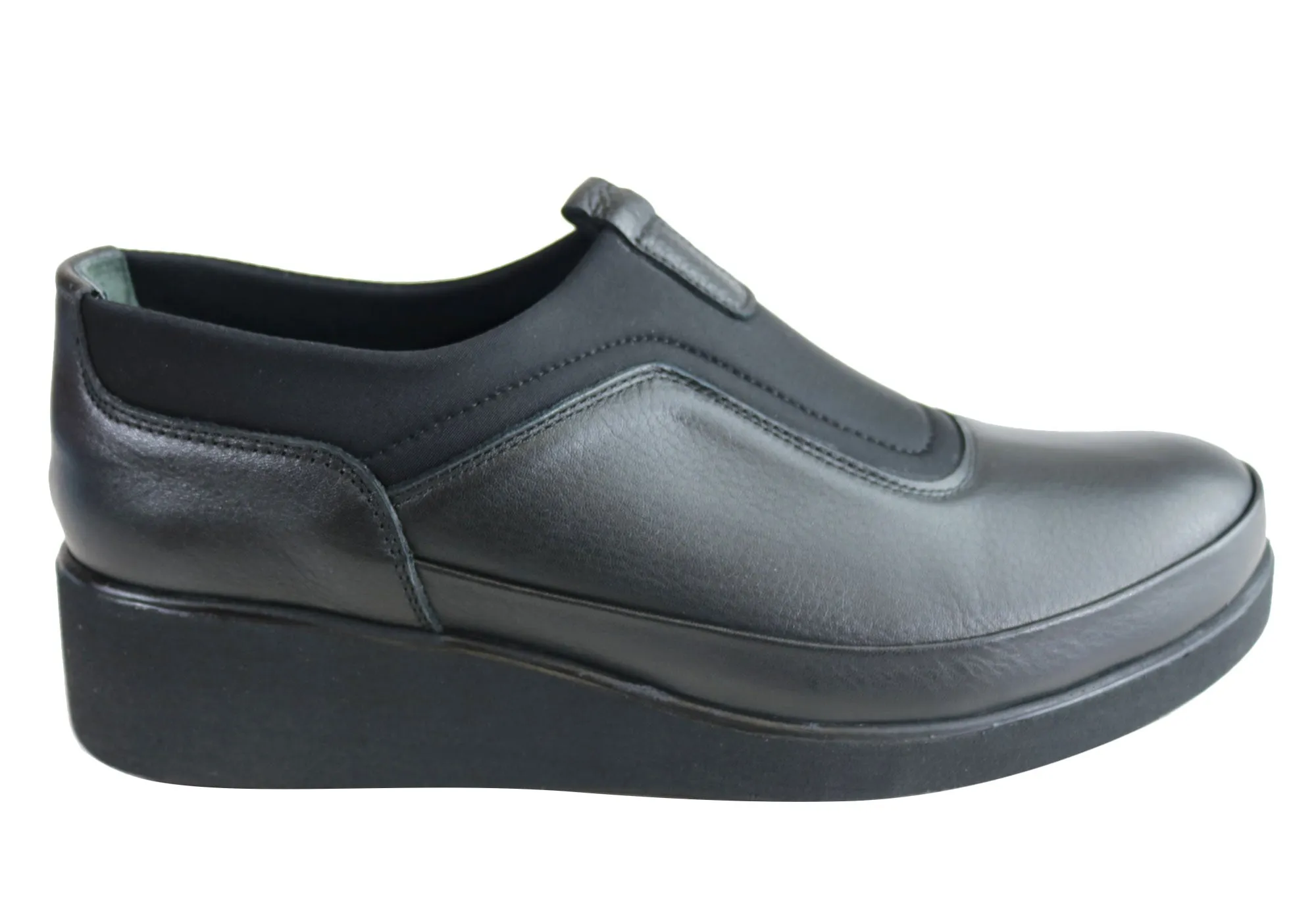 Orizonte Sydney Womens European Comfortable Cushioned Slip On Shoes Orizonte Shoes