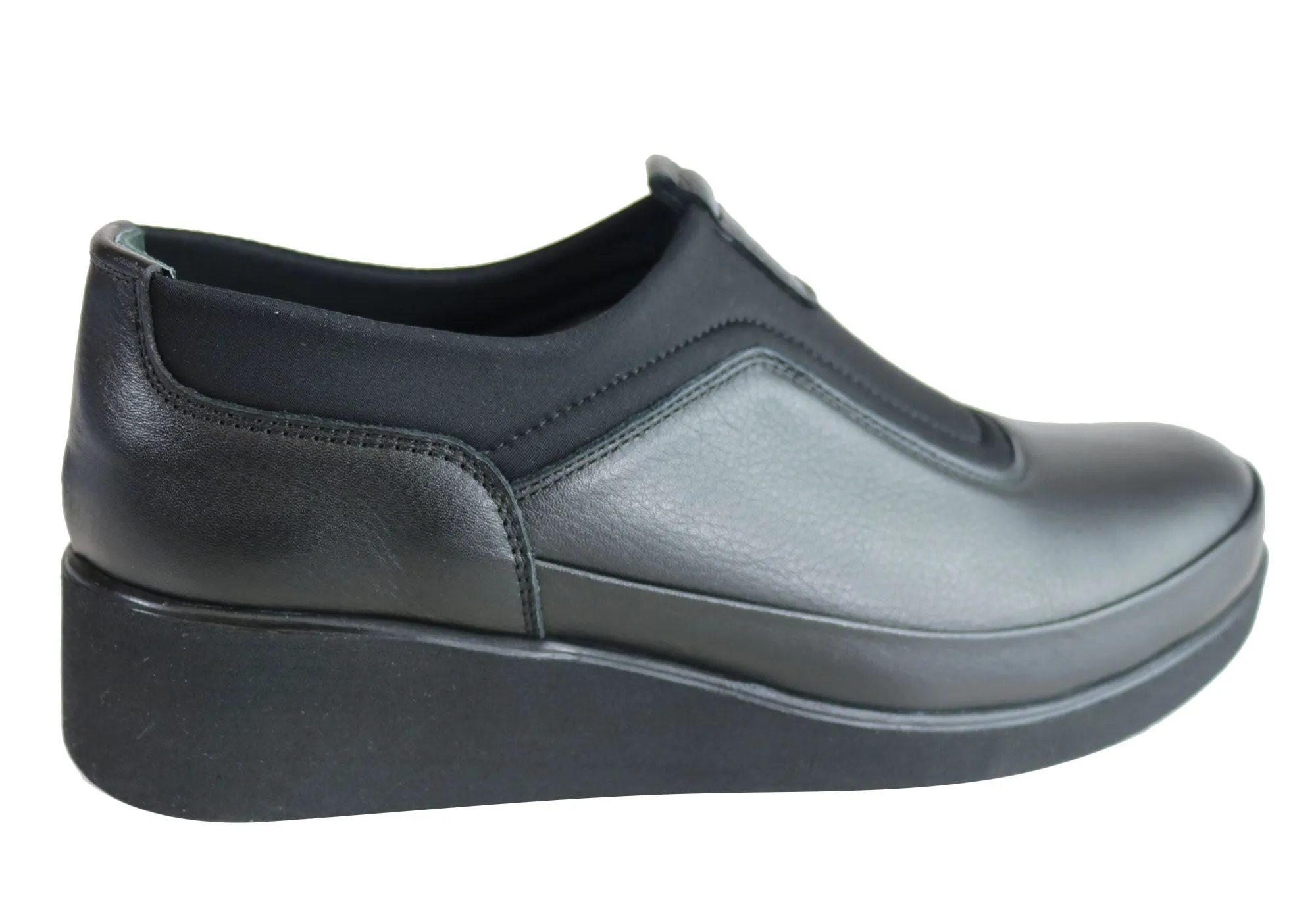 Orizonte Sydney Womens European Comfortable Cushioned Slip On Shoes Orizonte Shoes