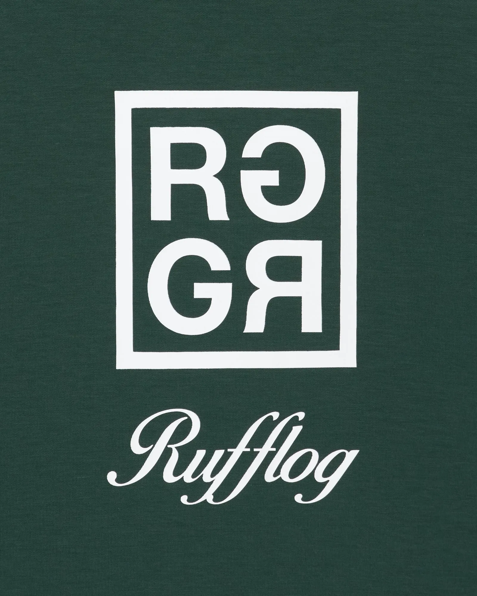 OVER SIZE SQUARE LOGO S/S POLO GREEN