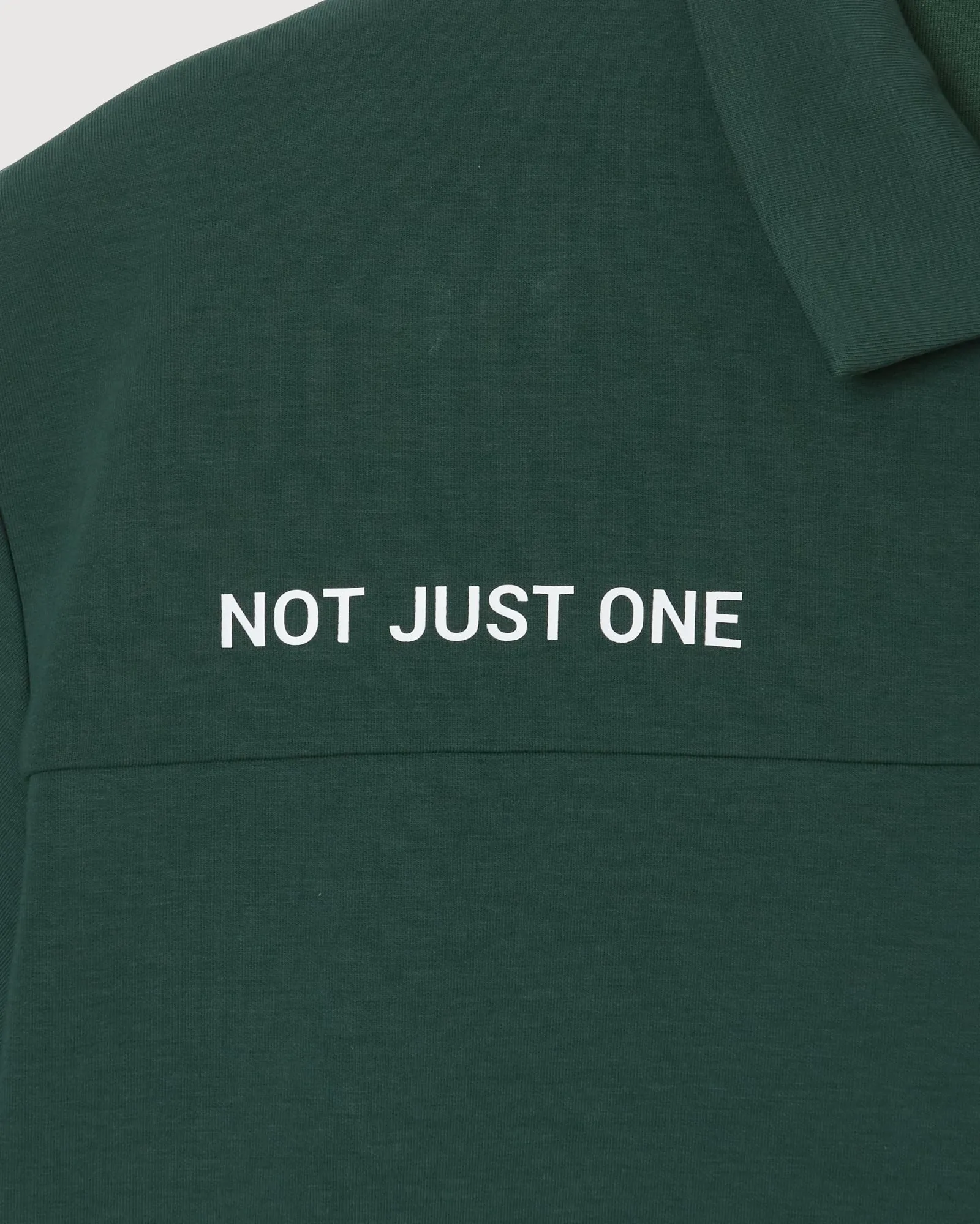 OVER SIZE SQUARE LOGO S/S POLO GREEN