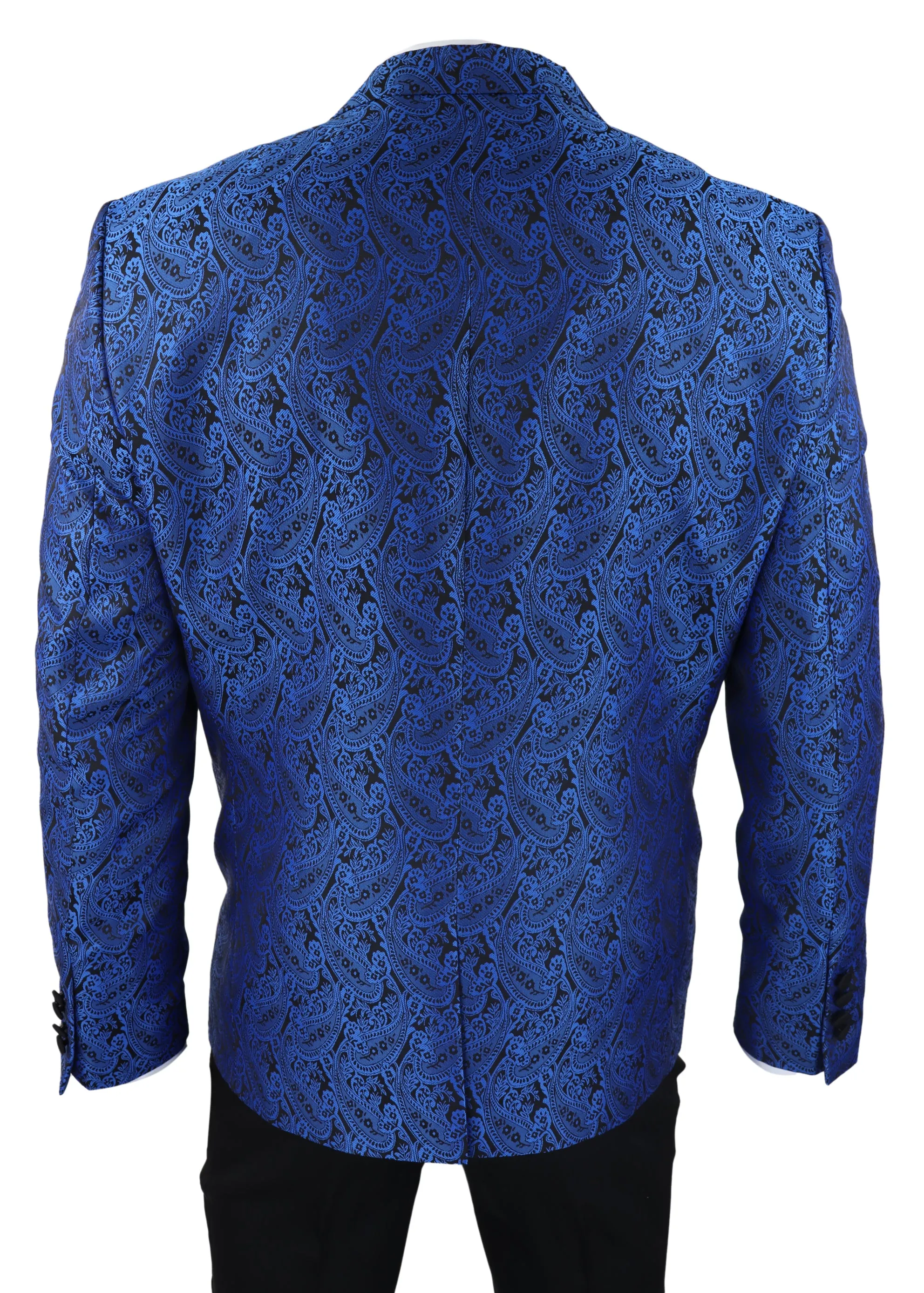 Paisley Tuxedo Blazer Waistcoat Jacket