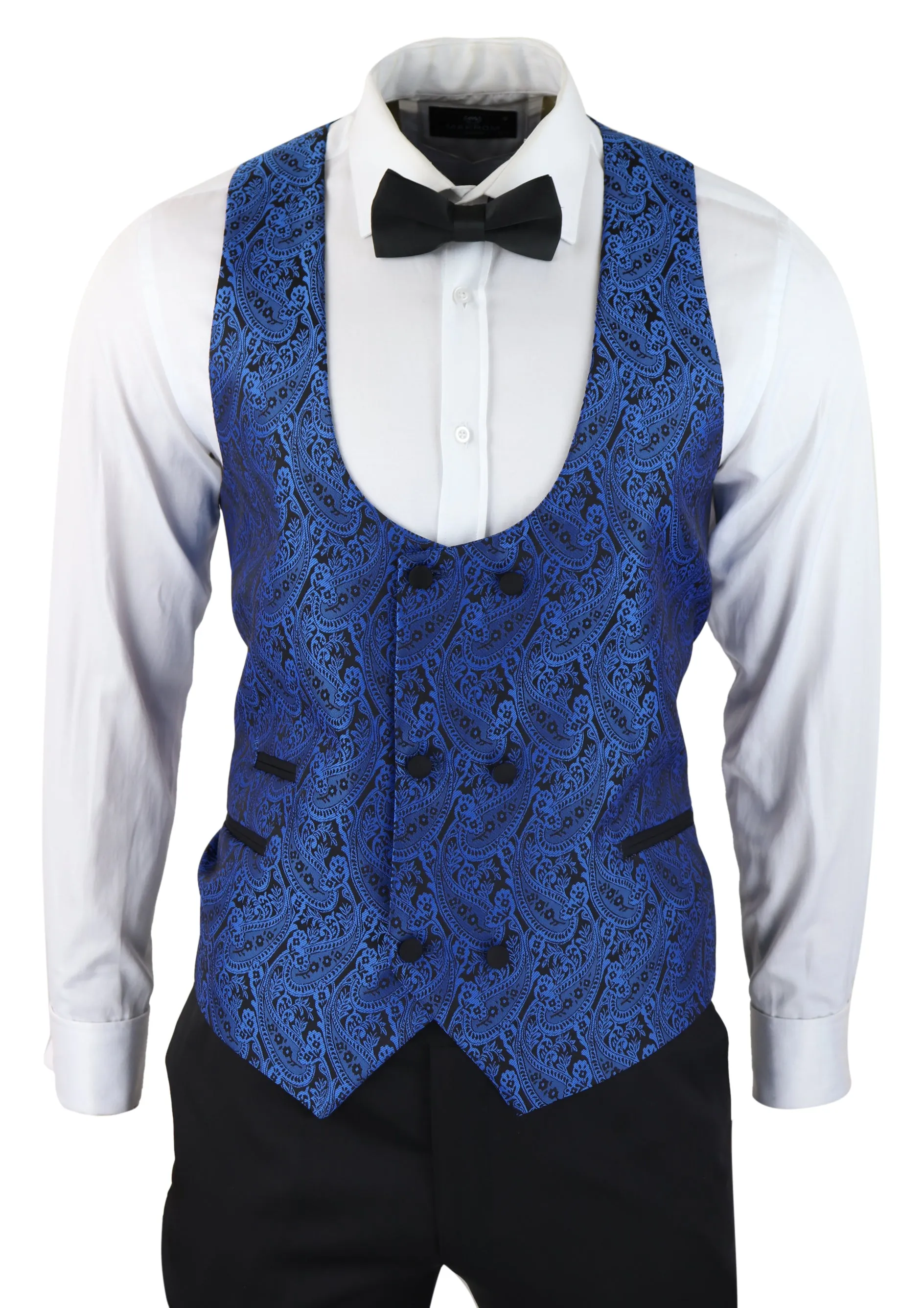Paisley Tuxedo Blazer Waistcoat Jacket
