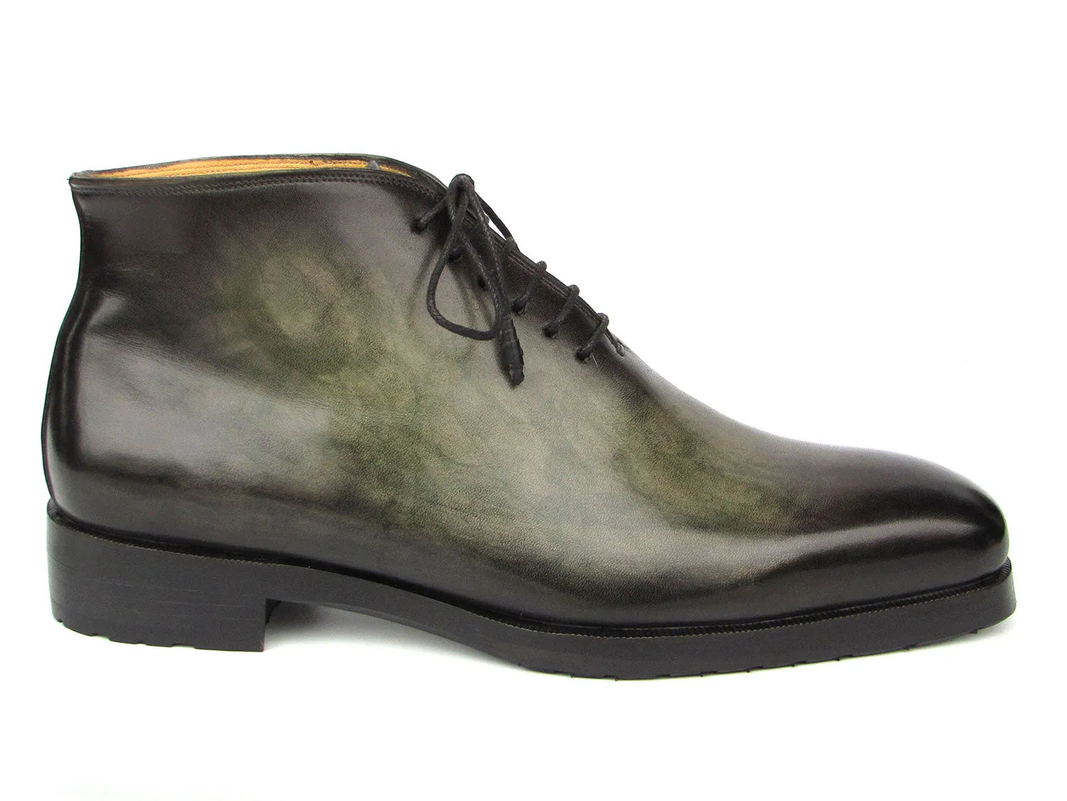 Paul Parkman Shoes Paul Parkman Men's Green Patina Ankle Boots