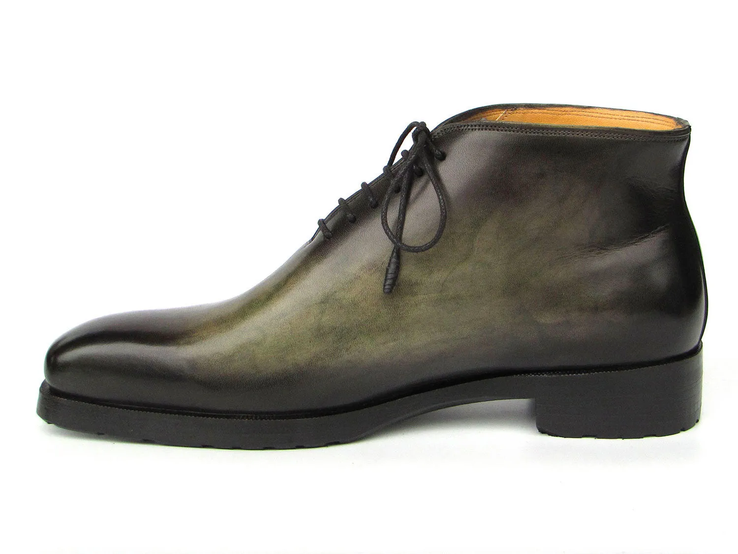 Paul Parkman Shoes Paul Parkman Men's Green Patina Ankle Boots