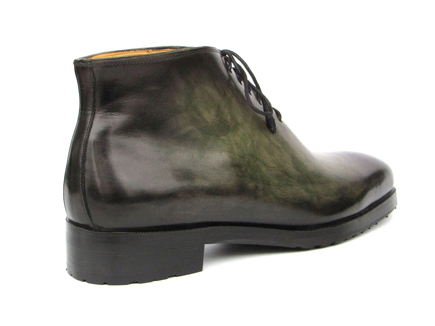 Paul Parkman Shoes Paul Parkman Men's Green Patina Ankle Boots