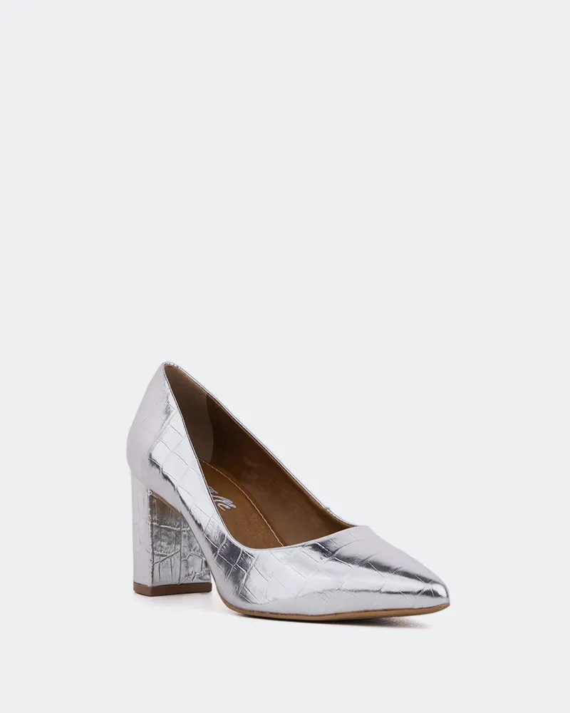Peony Silver Croco