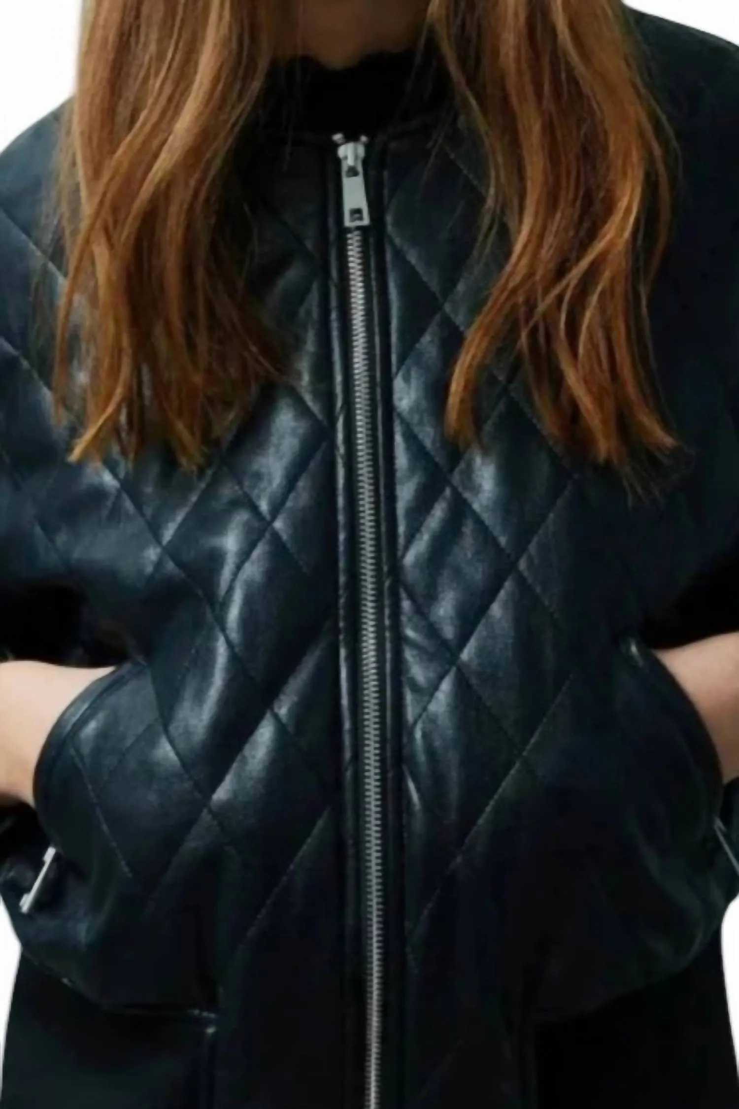 Pia Quilted Jacket In Black