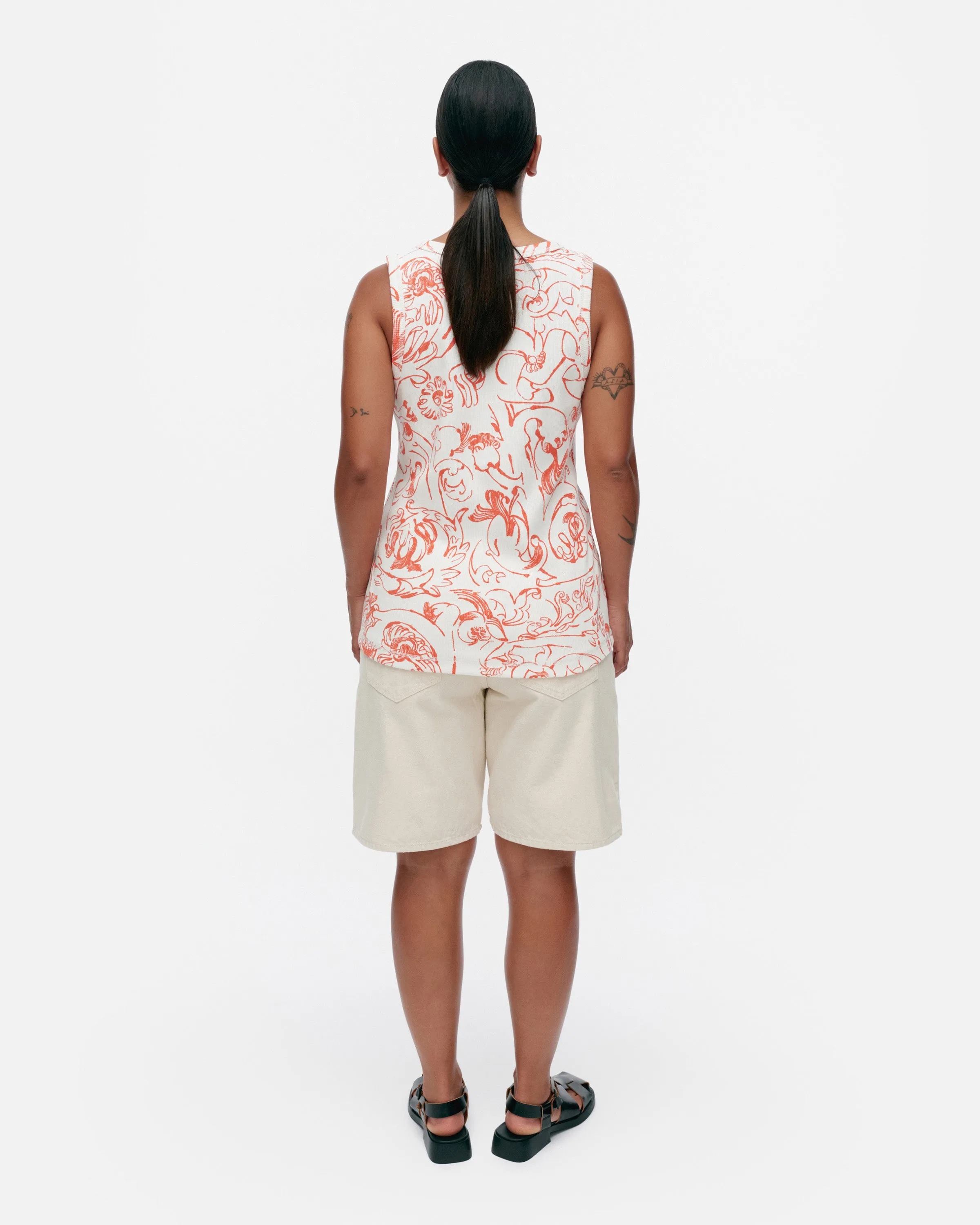 Piirros Cactis Jersey Tank Top 63cm Clothing_Marimekko