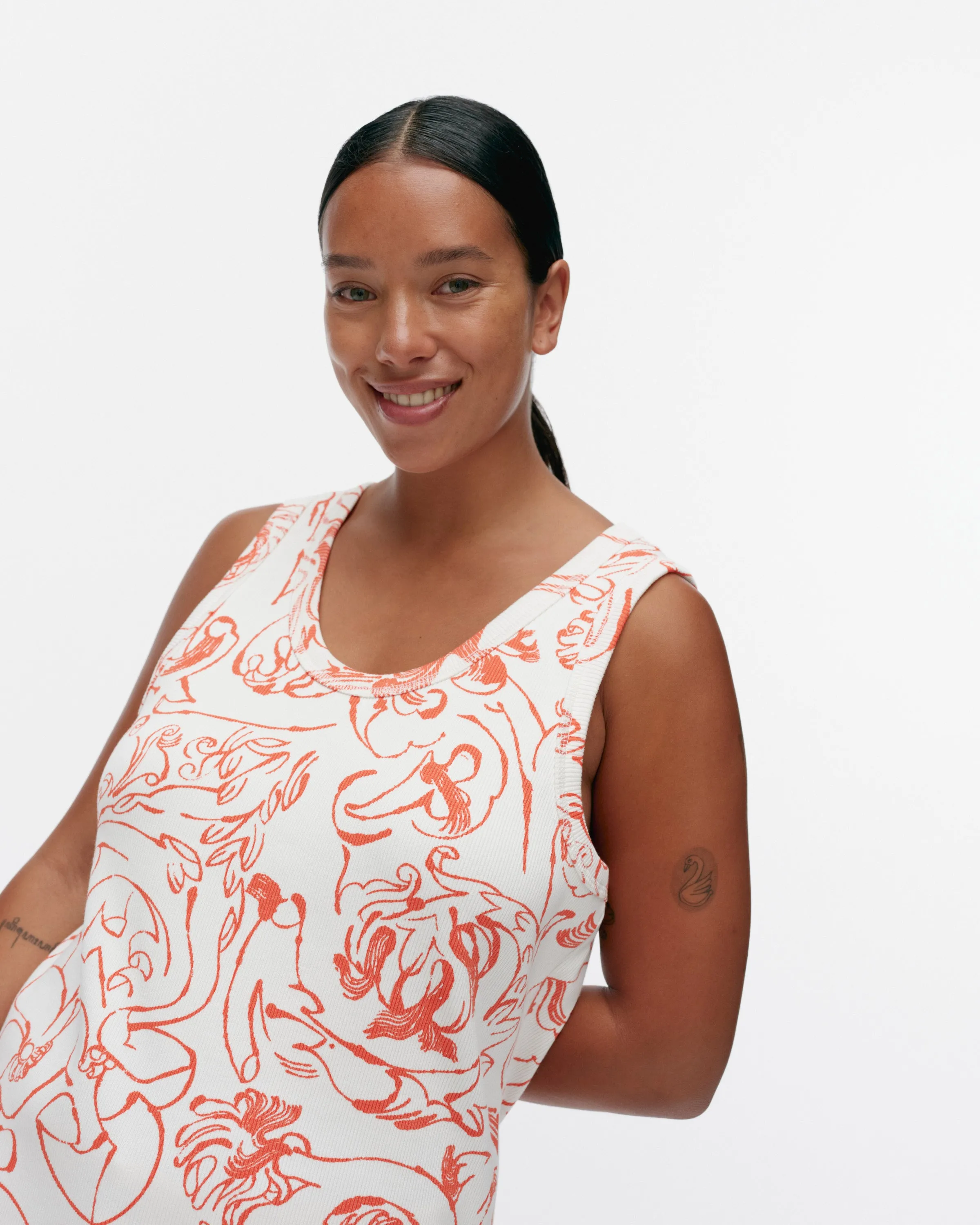 Piirros Cactis Jersey Tank Top 63cm Clothing_Marimekko