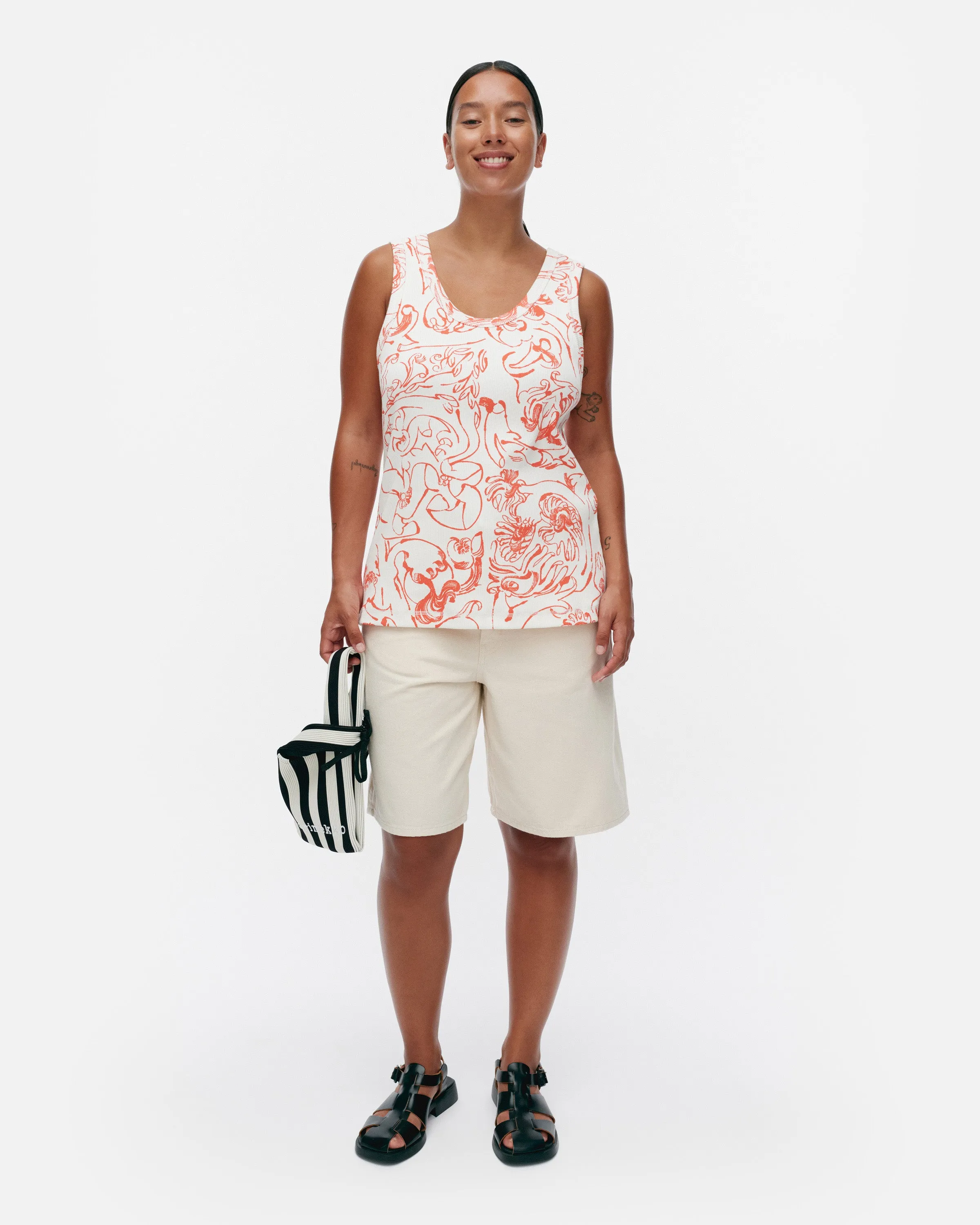 Piirros Cactis Jersey Tank Top 63cm Clothing_Marimekko