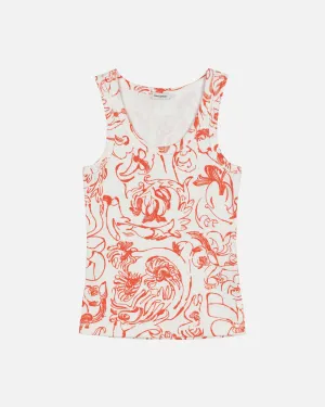 Piirros Cactis Jersey Tank Top 63cm Clothing_Marimekko