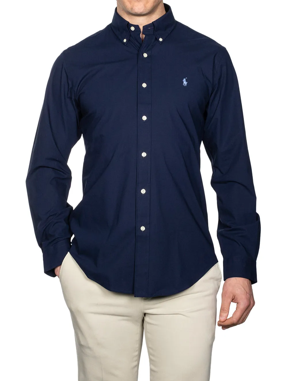 Plain Navy B/d Shirt Navy