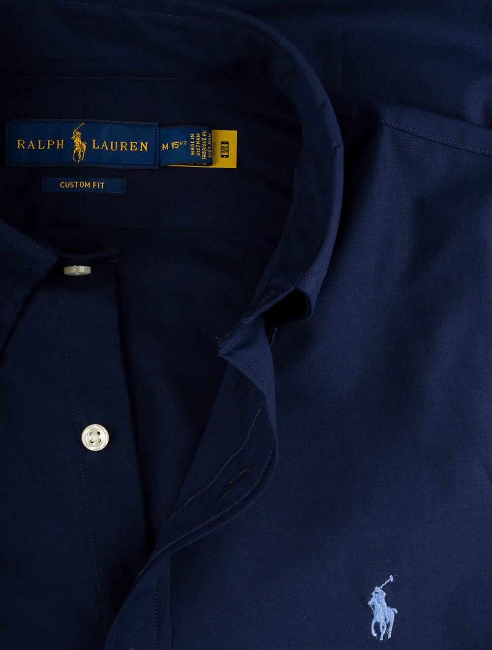Plain Navy B/d Shirt Navy