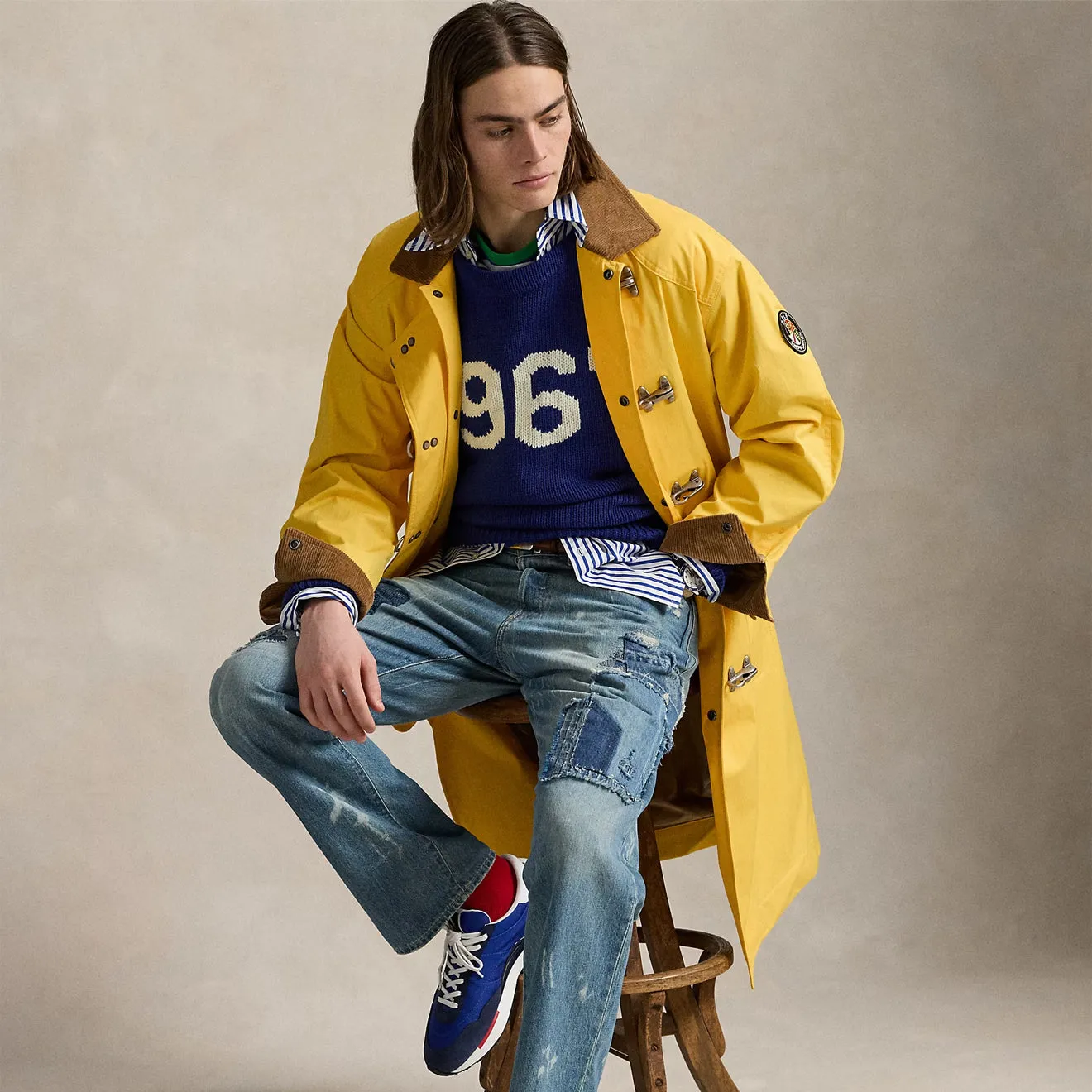 Polo Ralph Lauren Lined Coat Racing Yellow