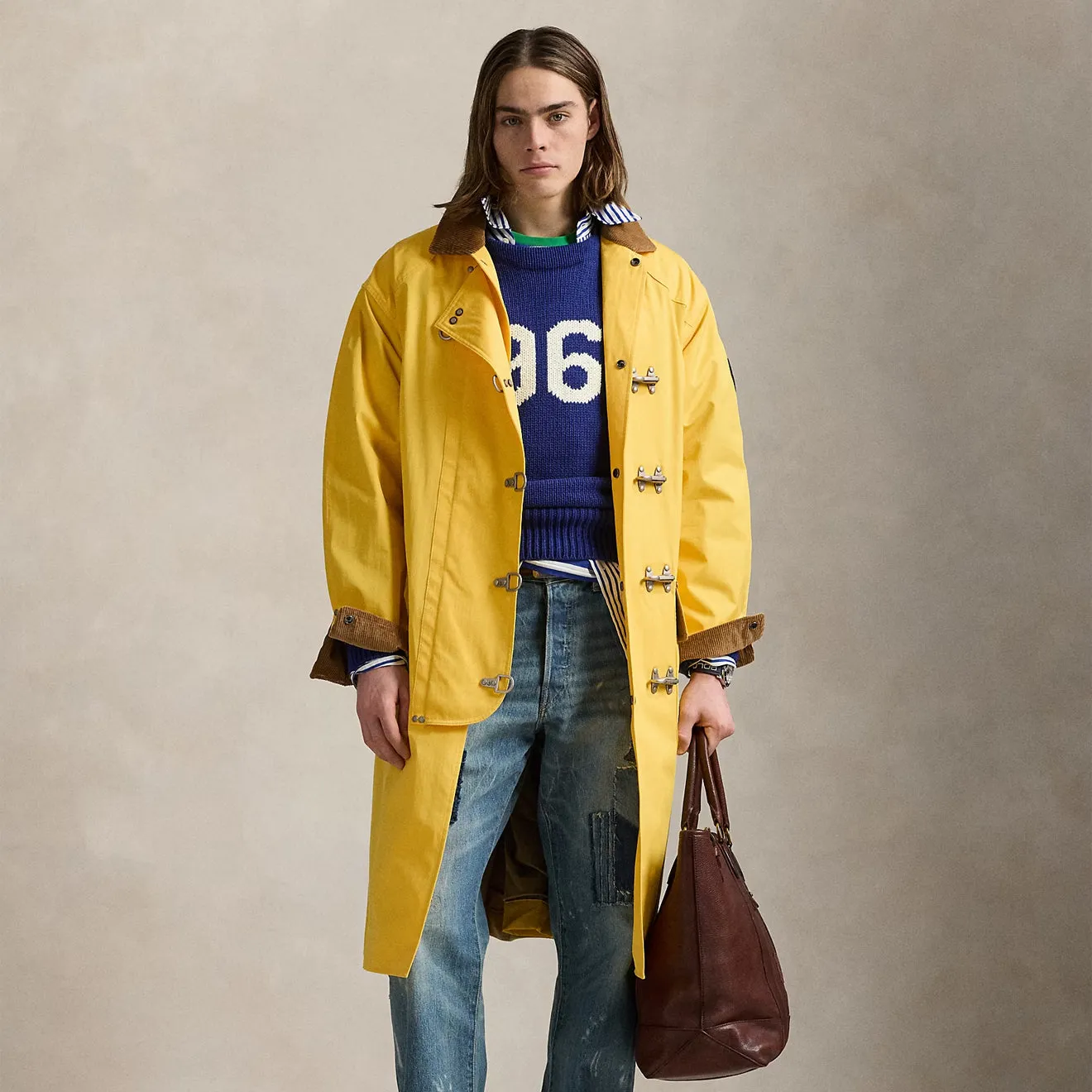Polo Ralph Lauren Lined Coat Racing Yellow