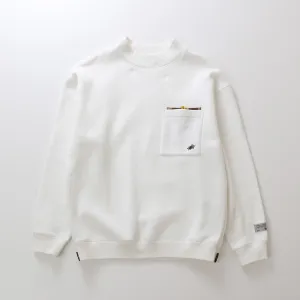 Primary Logo SW Mock Neck WHITE