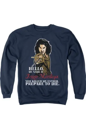 Princess Bride Hello Adult Crewneck Sweatshirt