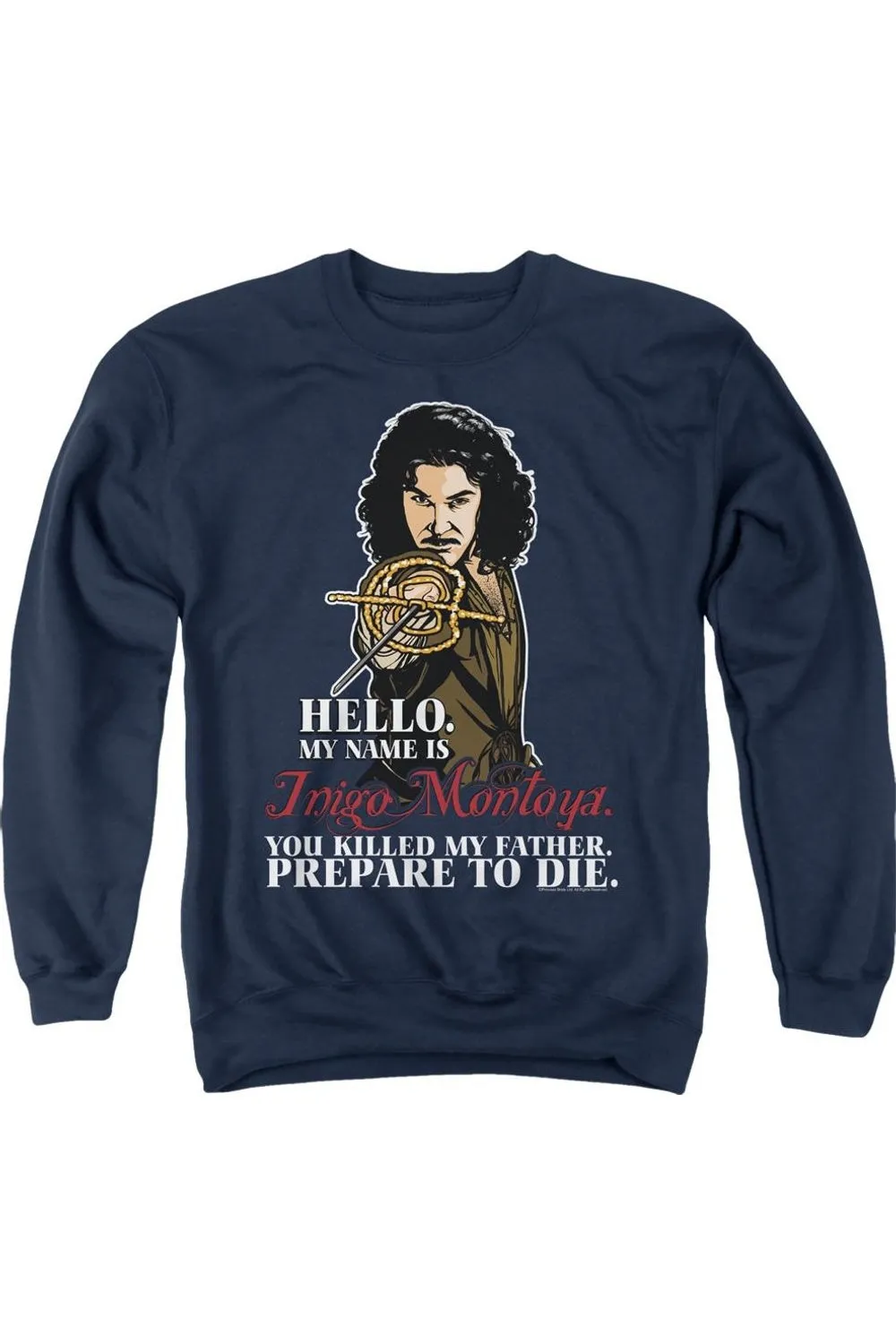 Princess Bride Hello Adult Crewneck Sweatshirt