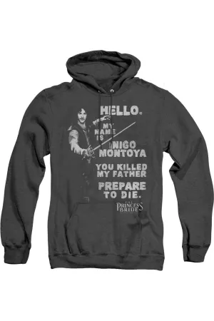 Princess Bride Hello Again Adult Heather Hoodie