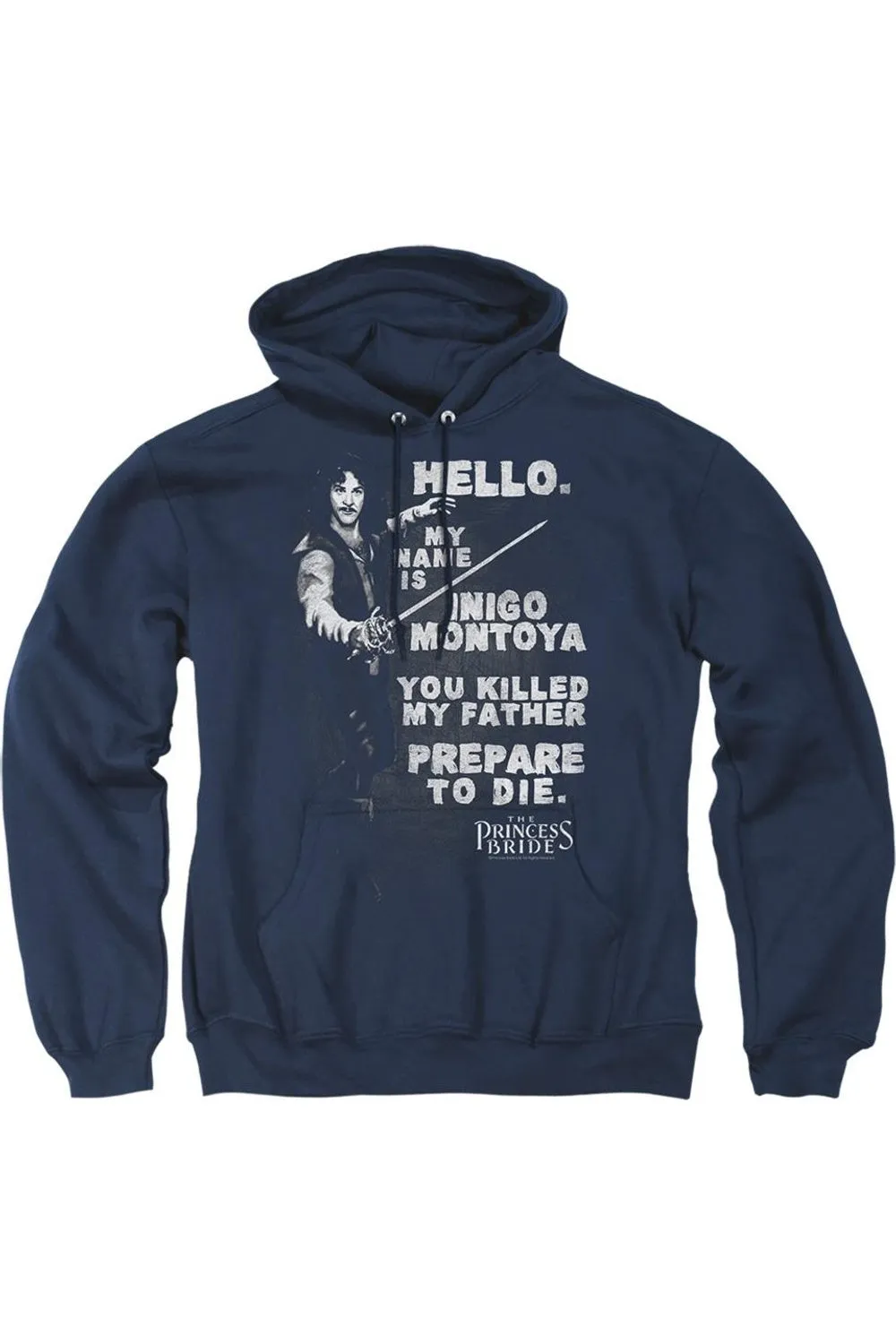 Princess Bride Hello Again Adult Pull Over Hoodie