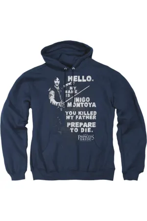 Princess Bride Hello Again Adult Pull Over Hoodie