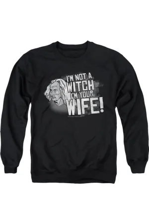 Princess Bride Not A Witch Adult Crewneck Sweatshirt