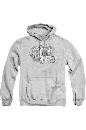 Princess Bride Not A Witch Adult Pull Over Hoodie