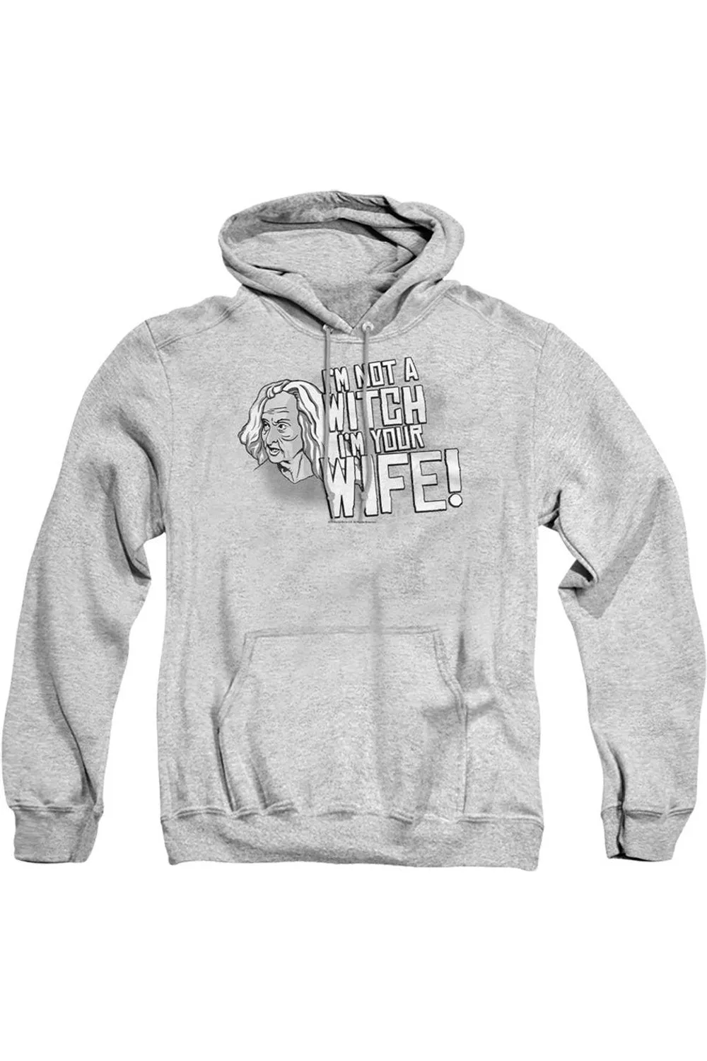 Princess Bride Not A Witch Adult Pull Over Hoodie