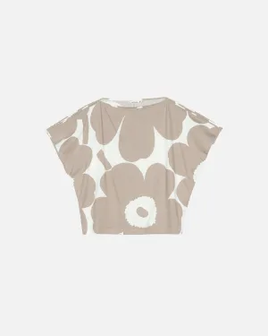 Puhvi Unikko Boat Neck Short Sleeve Top 60cm Clothing_Marimekko