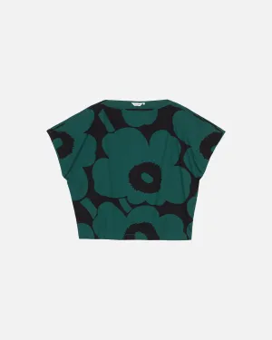 Puhvi Unikko Boat Neck Short Sleeve Top 60cm Clothing_Marimekko