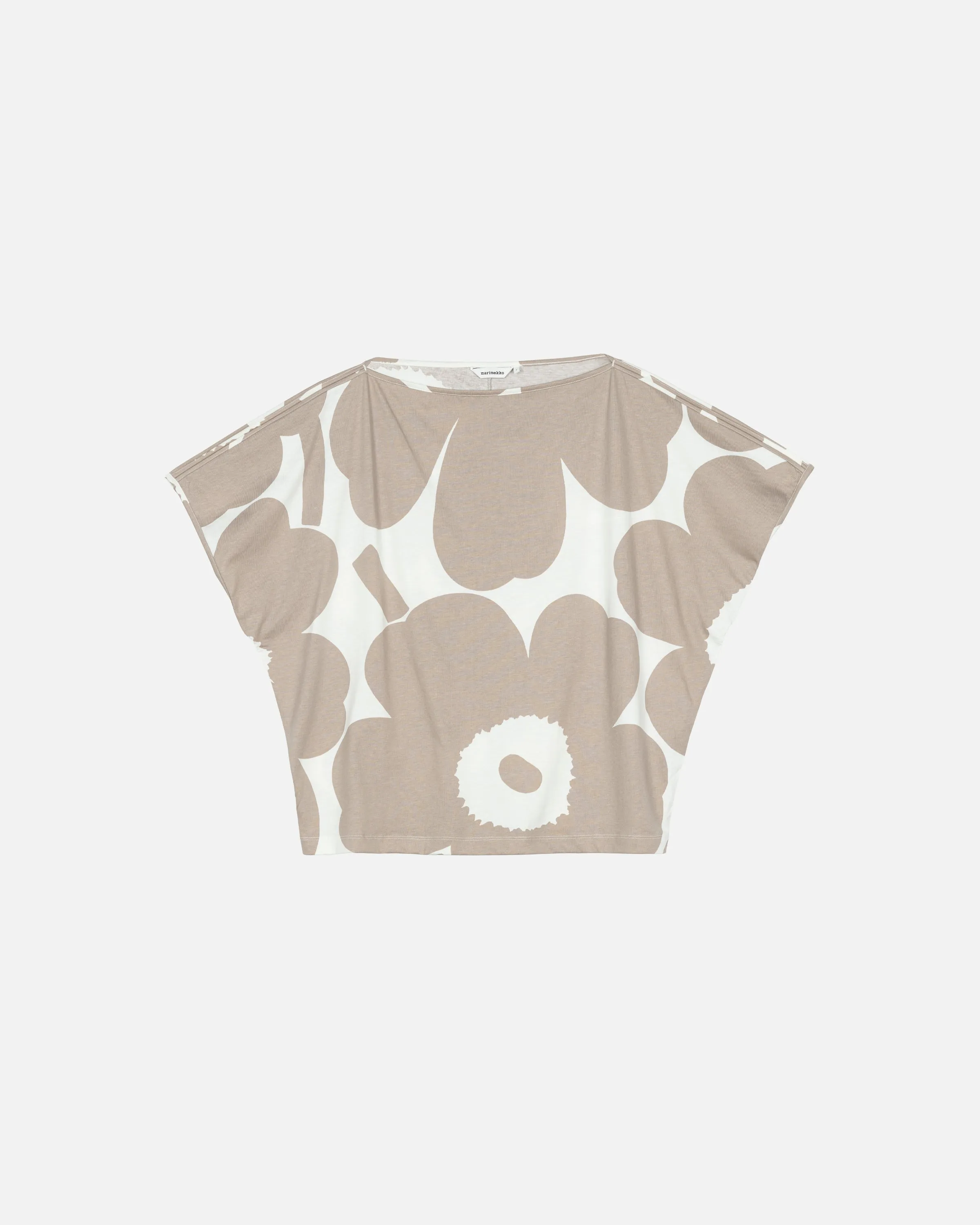 Puhvi Unikko Boat Neck Short Sleeve Top 60cm Clothing_Marimekko