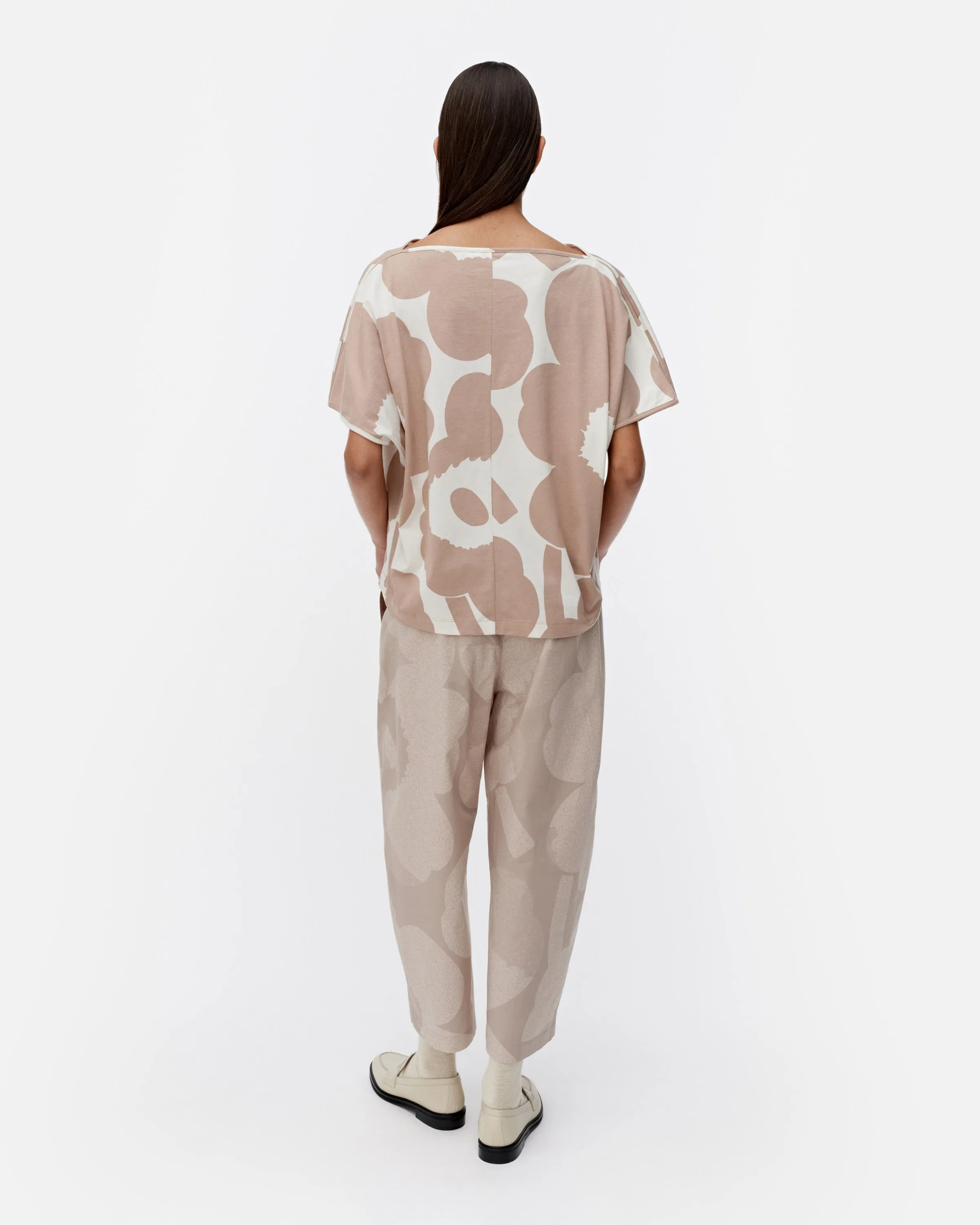 Puhvi Unikko Boat Neck Short Sleeve Top 60cm Clothing_Marimekko