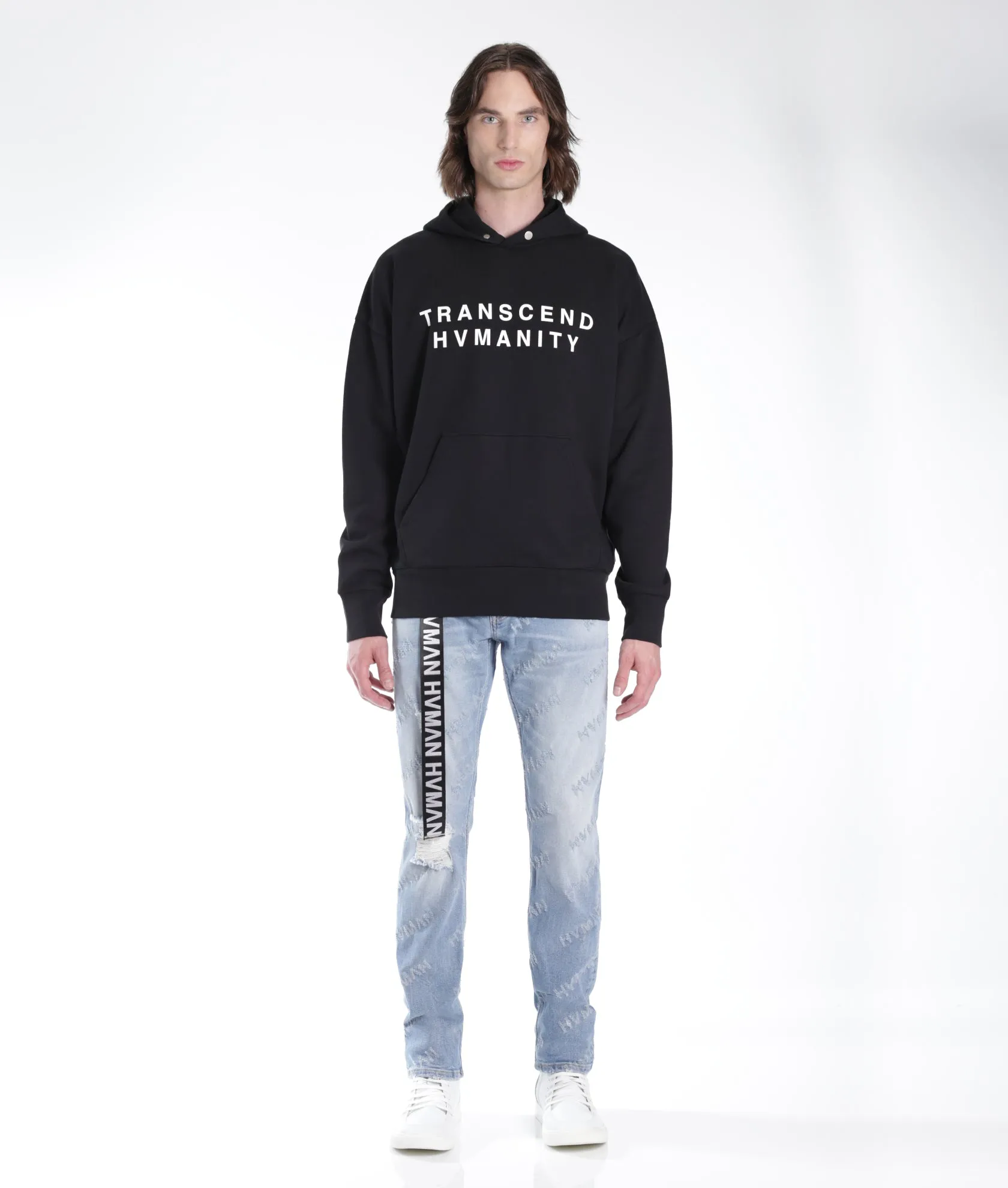 Pullover Sweatshirt In Black/Brain