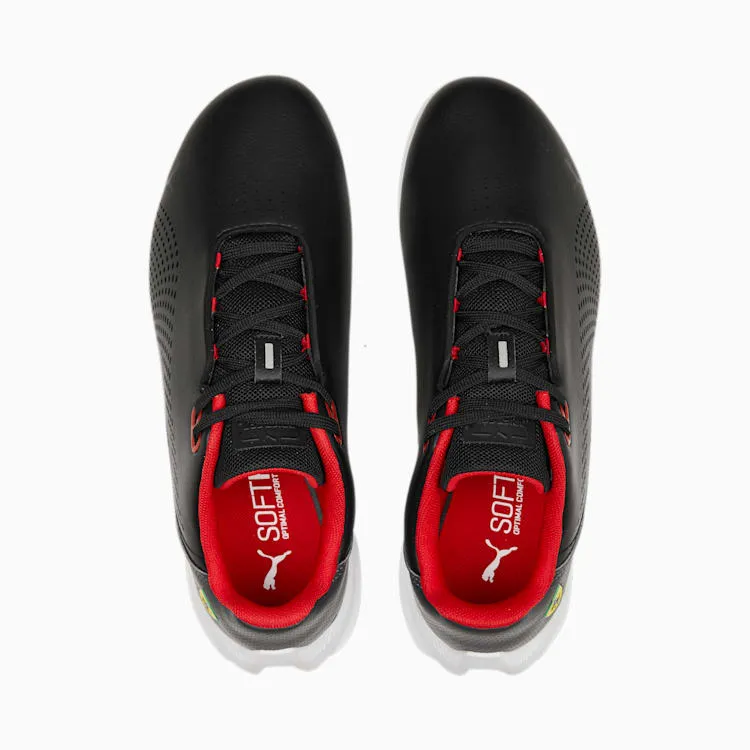 PUMA KID'S FERRARI DRIFT CAT BLACK/RED SNEAKER SHOES
