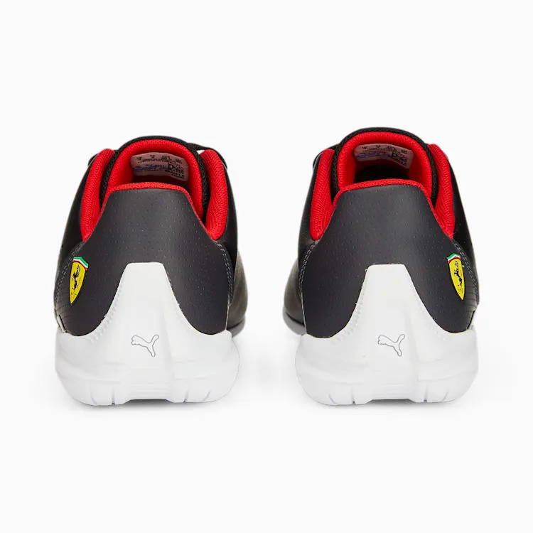 PUMA KID'S FERRARI DRIFT CAT BLACK/RED SNEAKER SHOES
