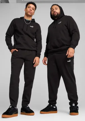 Puma Men's ESS Logo Open Hem Sweatpants Black