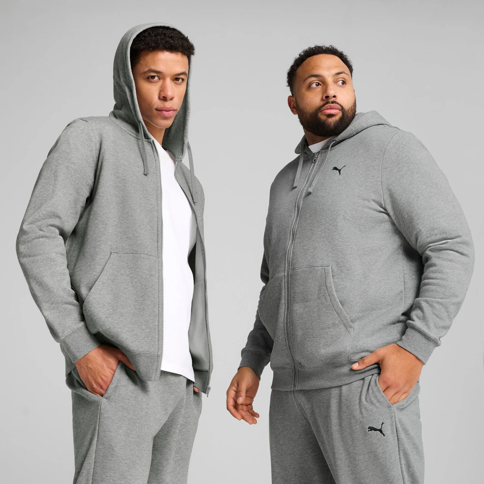 PUMA Men's Essentials Fleece Full-Zip Hoodie