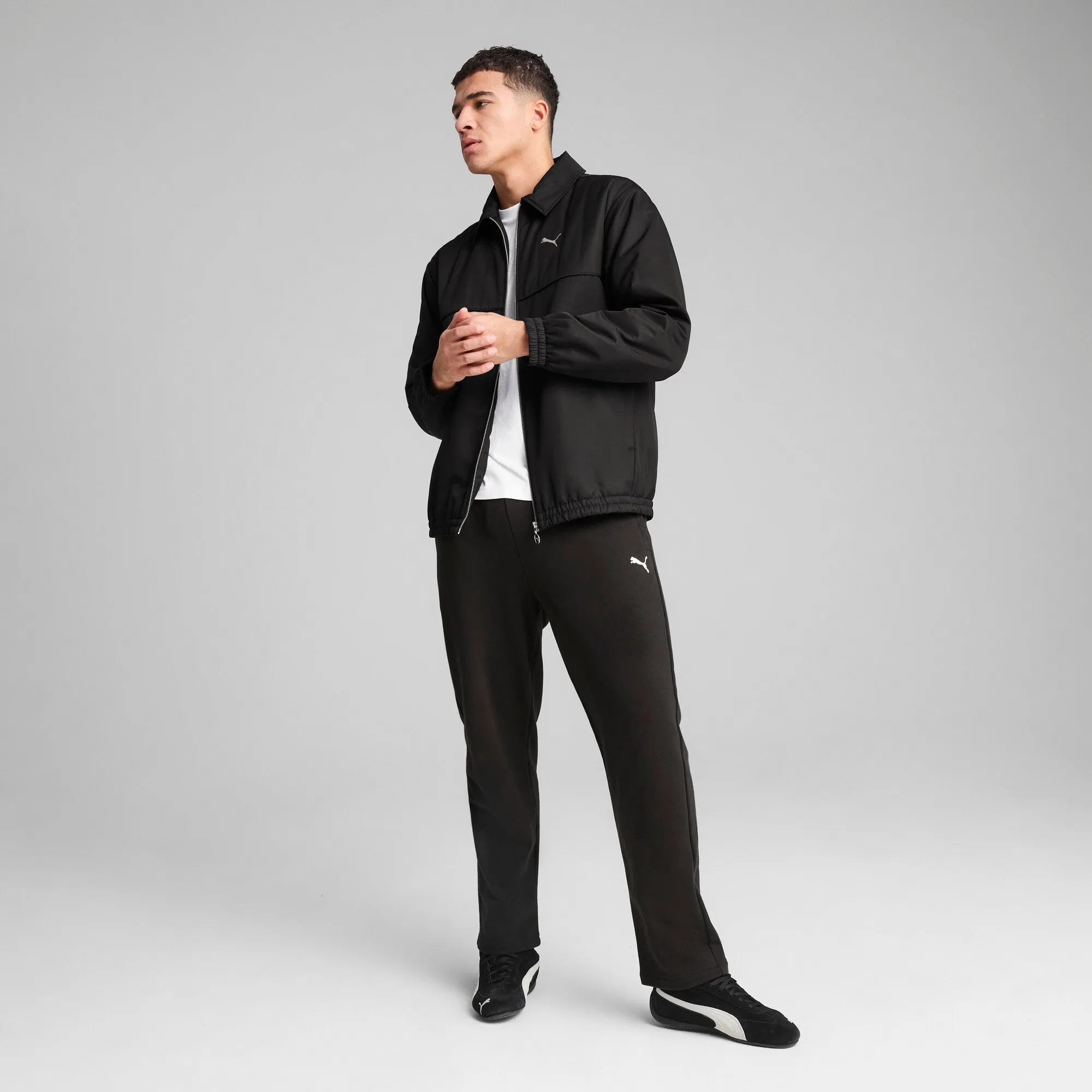 PUMA Men's Wardrobe Essentials Relaxed Retro Soccer Jacket