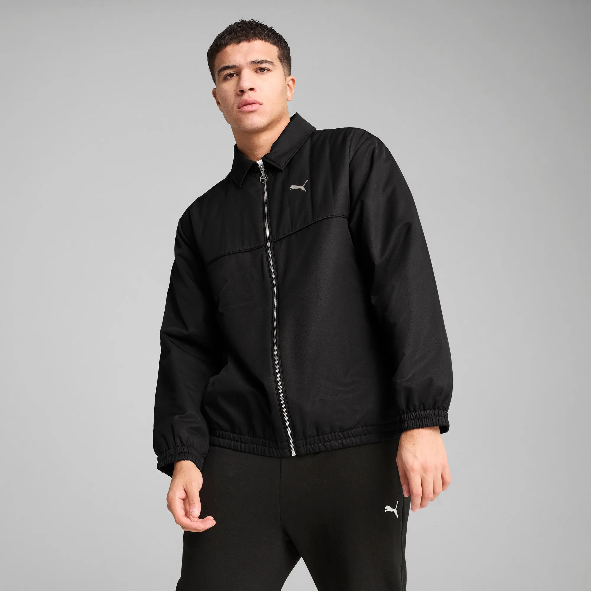 PUMA Men's Wardrobe Essentials Relaxed Retro Soccer Jacket